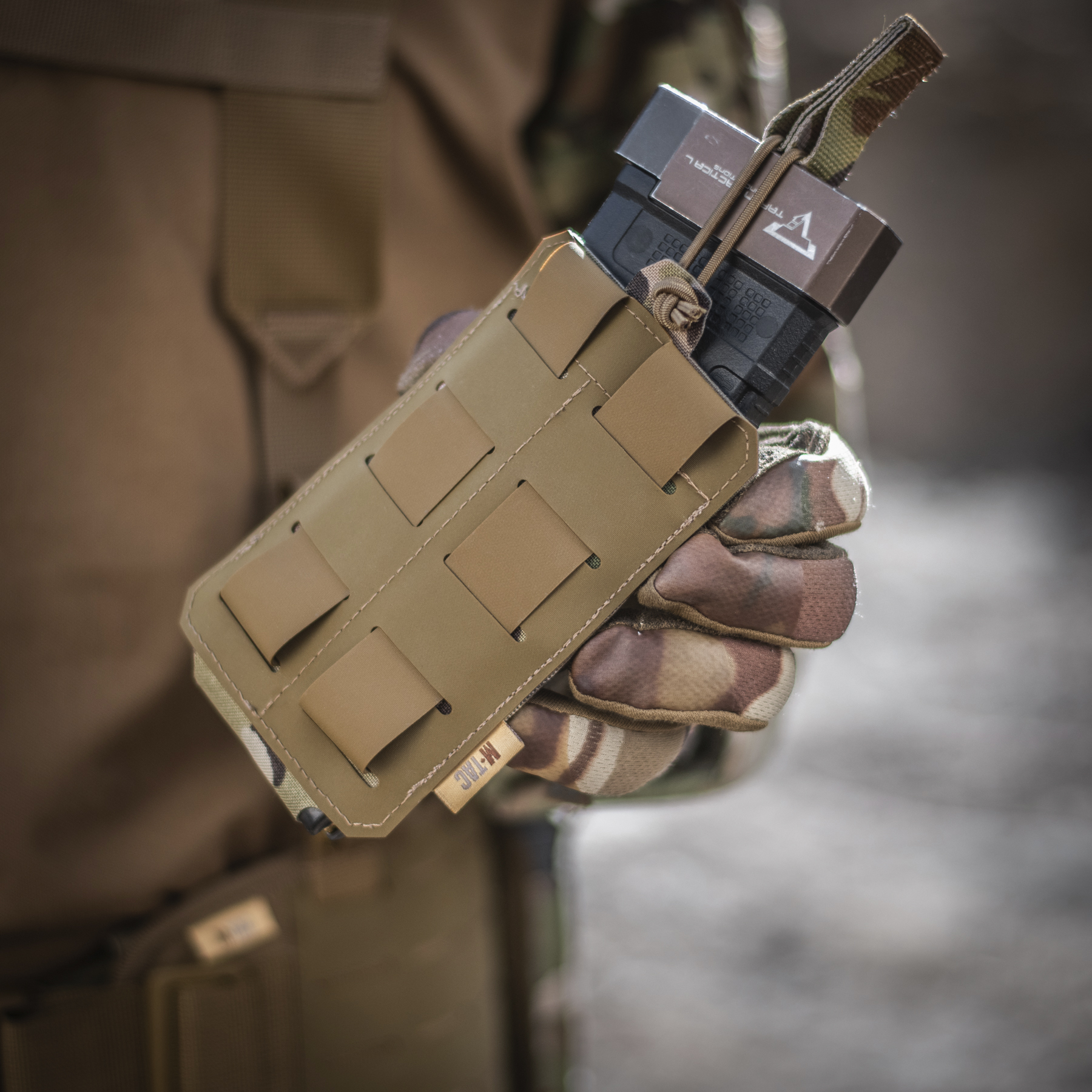 M-Tac подсумок эластичный на 1 магазин Elite Laser Cut Multicam — 13