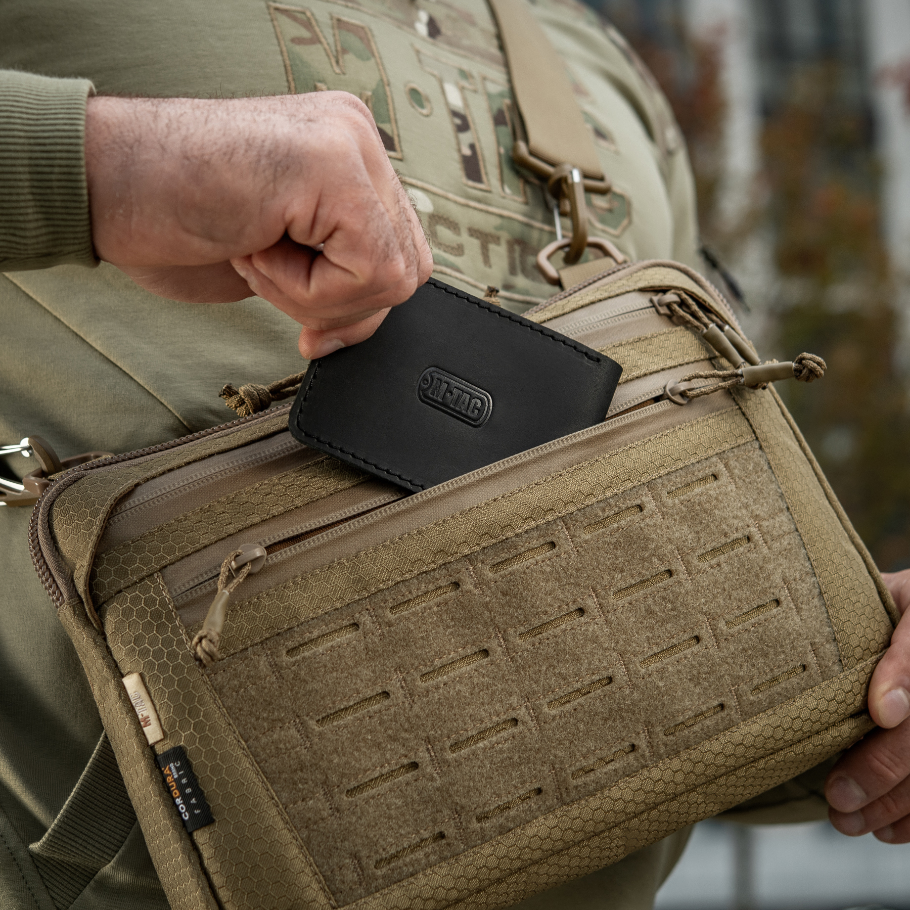 M-Tac сумка Admin Bag Medium Elite с липучкой Hex Coyote — 26