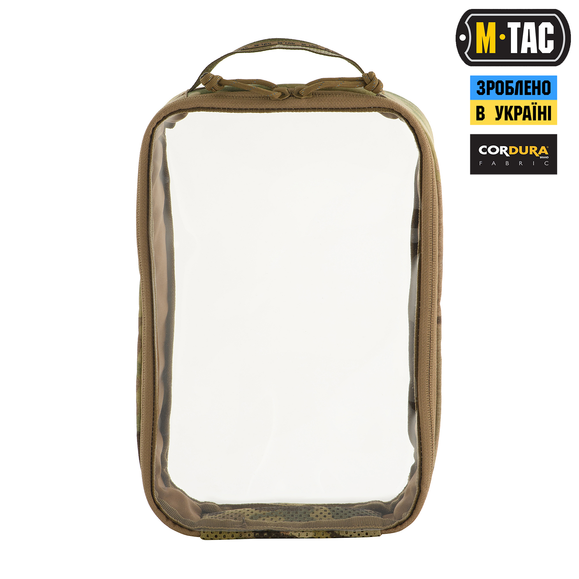 M-Tac органайзер утилитарный прозрачный Elite Large (30х19 см) Multicam — 3