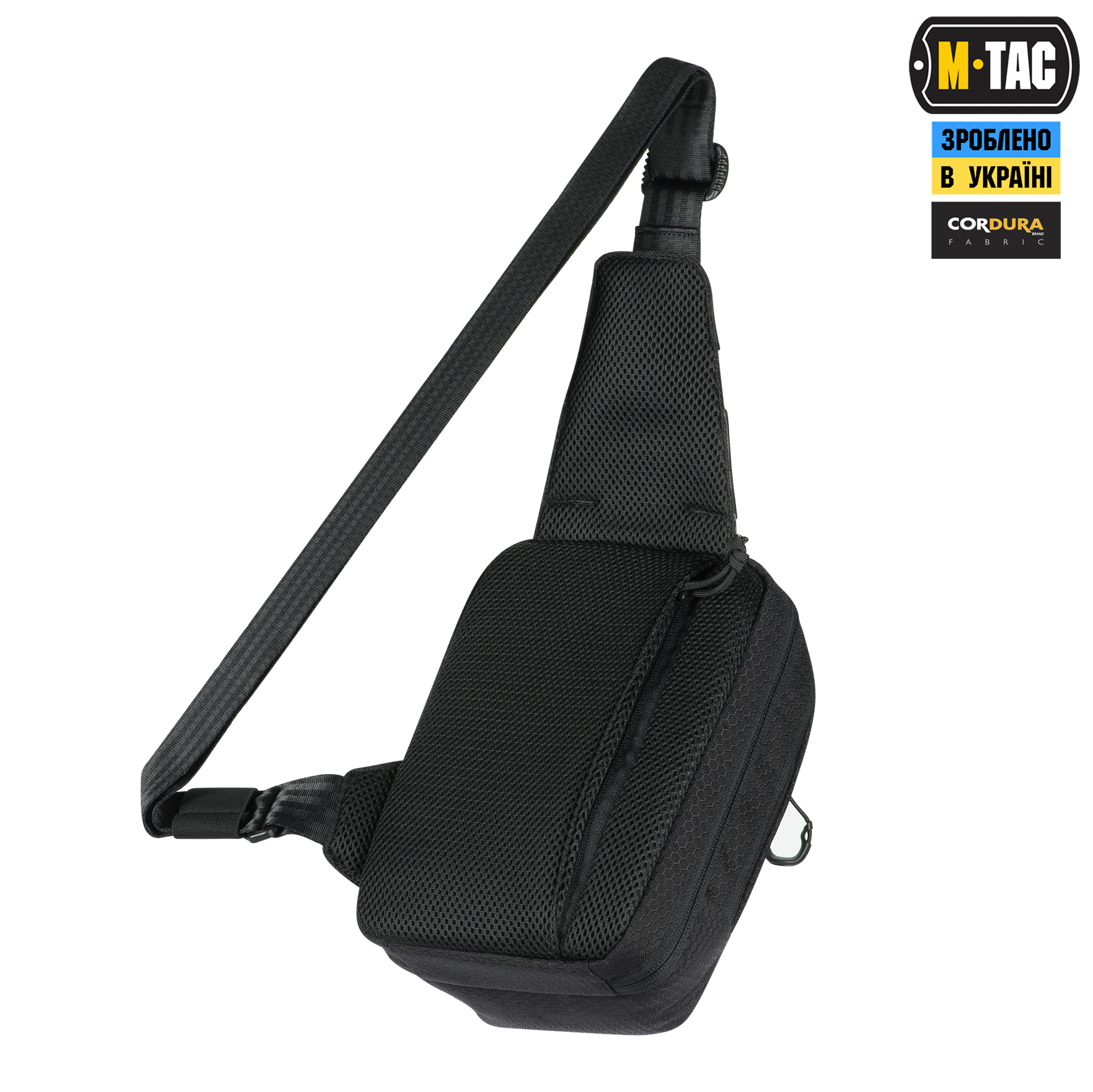 M-Tac сумка Sling Pistol Bag Elite Hex с липучкой Multicam Black/Black — 4