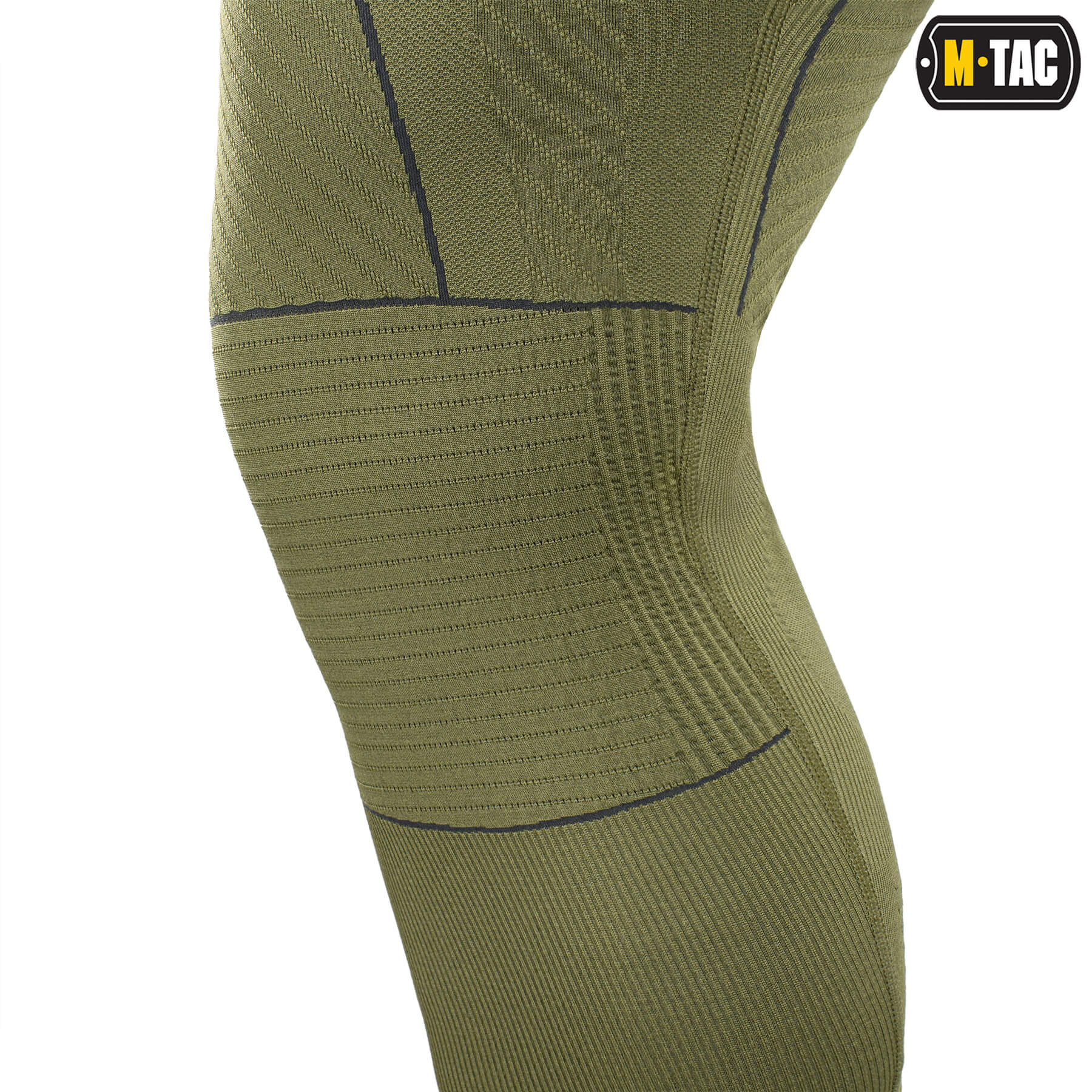 M-Tac термобрюки компрессионные Ranger Green/Dark Grey — 10