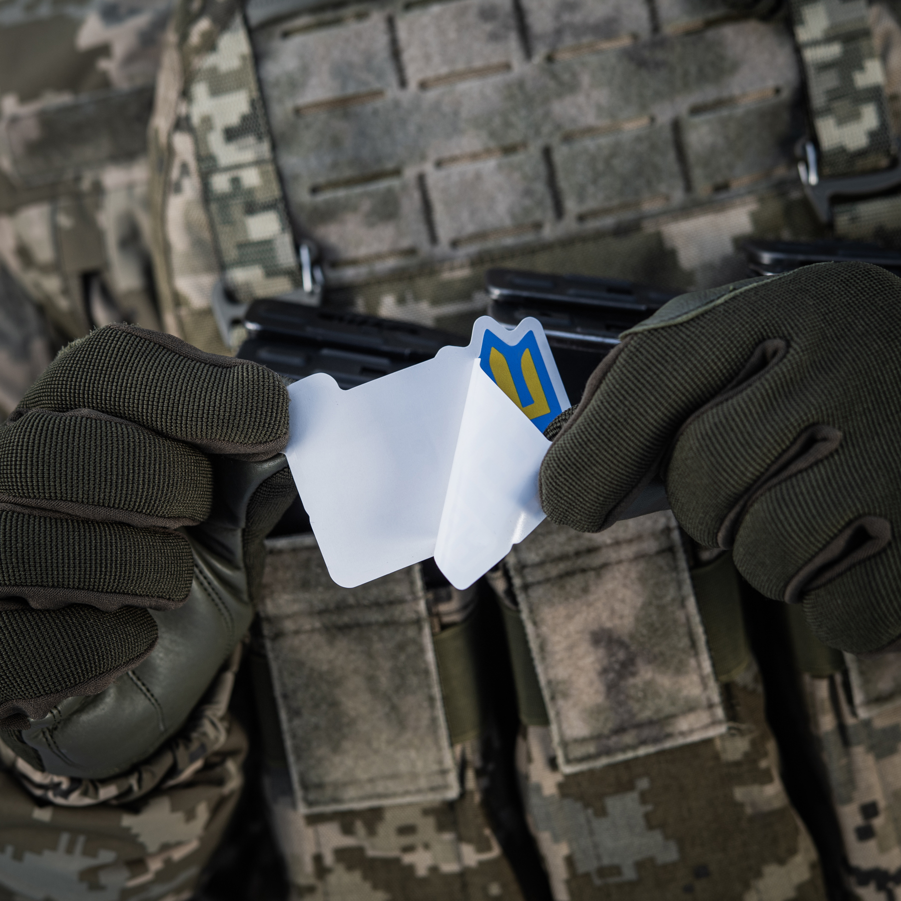 M-Tac наклейка Їбаш на повну Blue — 4
