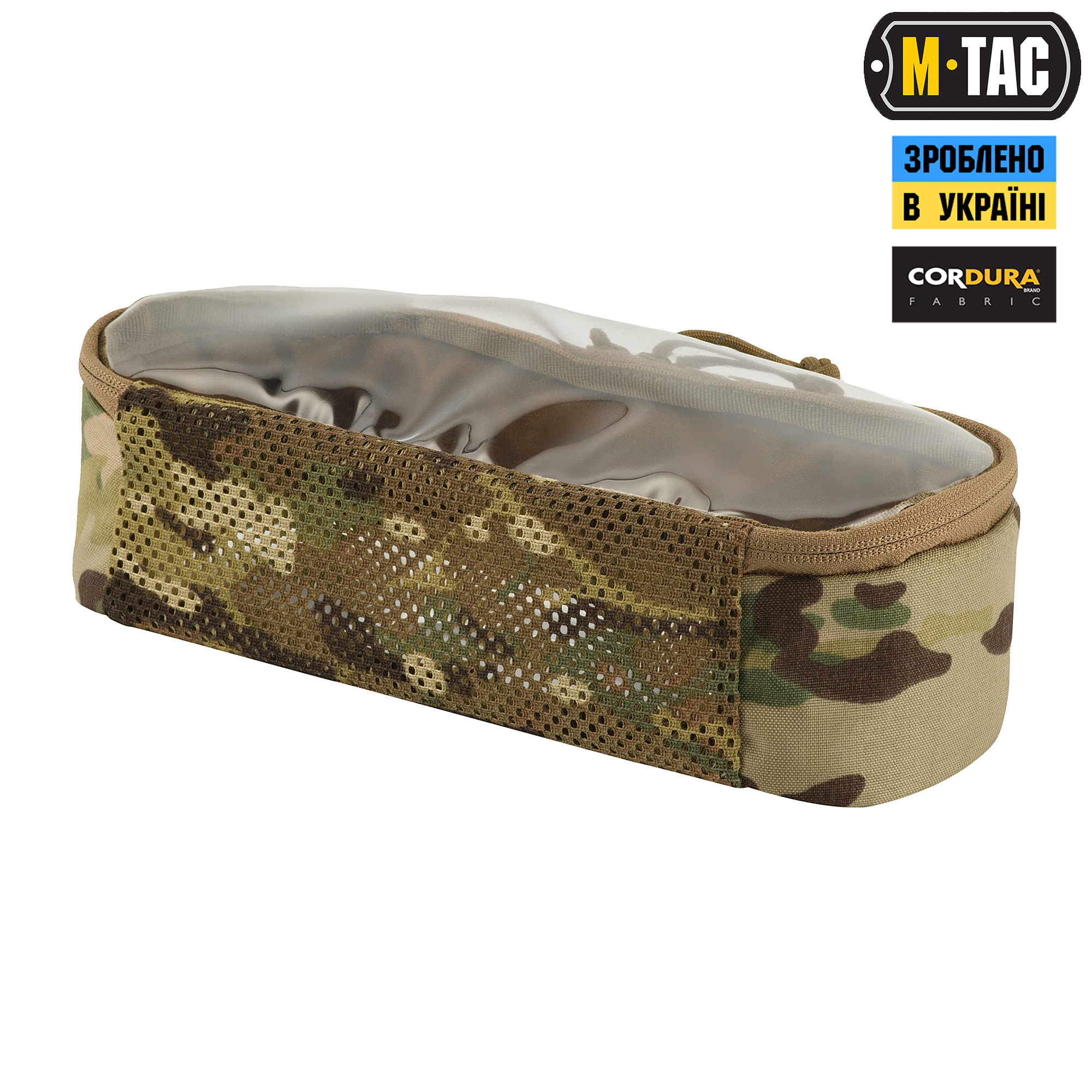 M-Tac органайзер утилитарный прозрачный Elite Medium (26х11 см) Multicam — 5