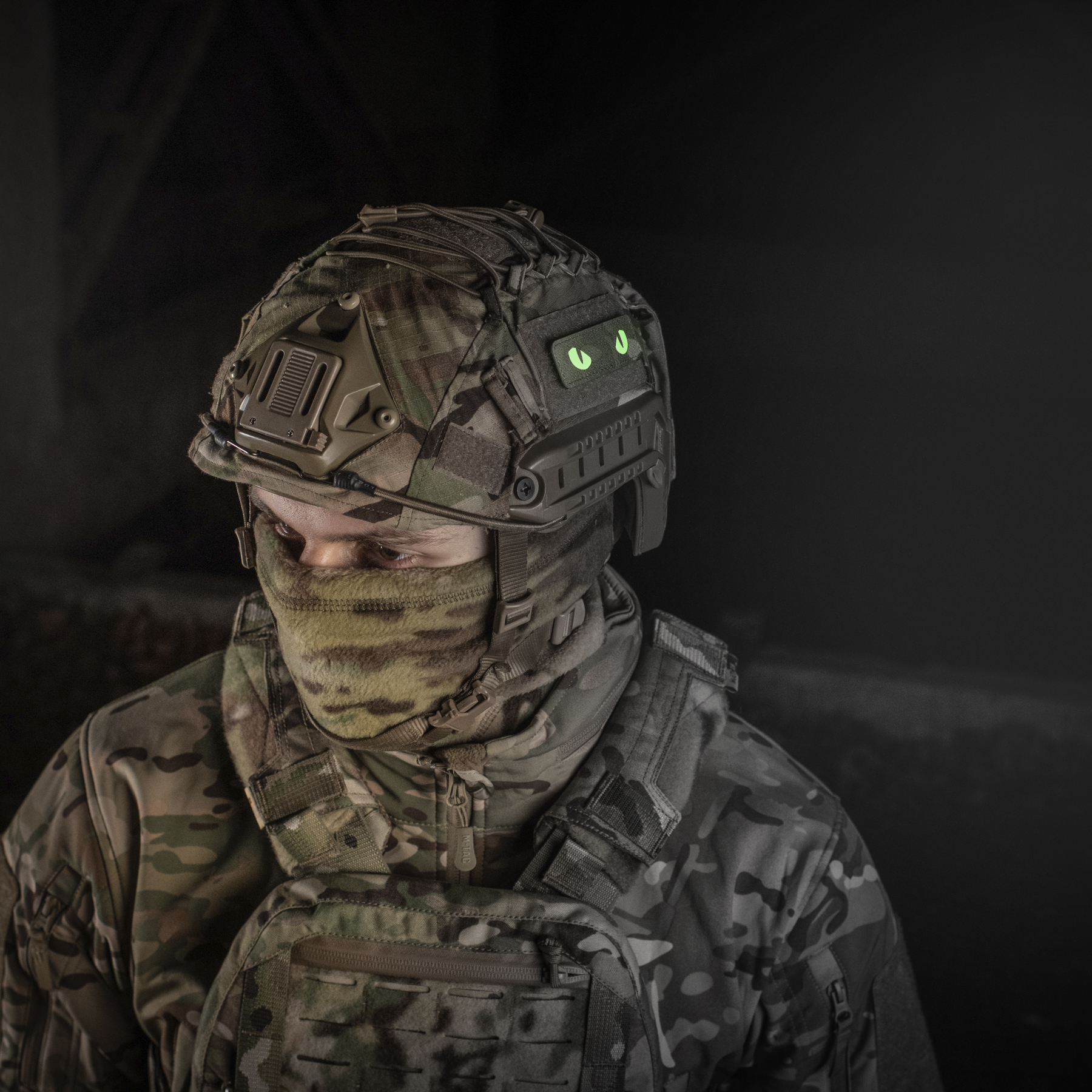 M-Tac нашивка Cat Eyes Laser Cut Multicam/GID — 16