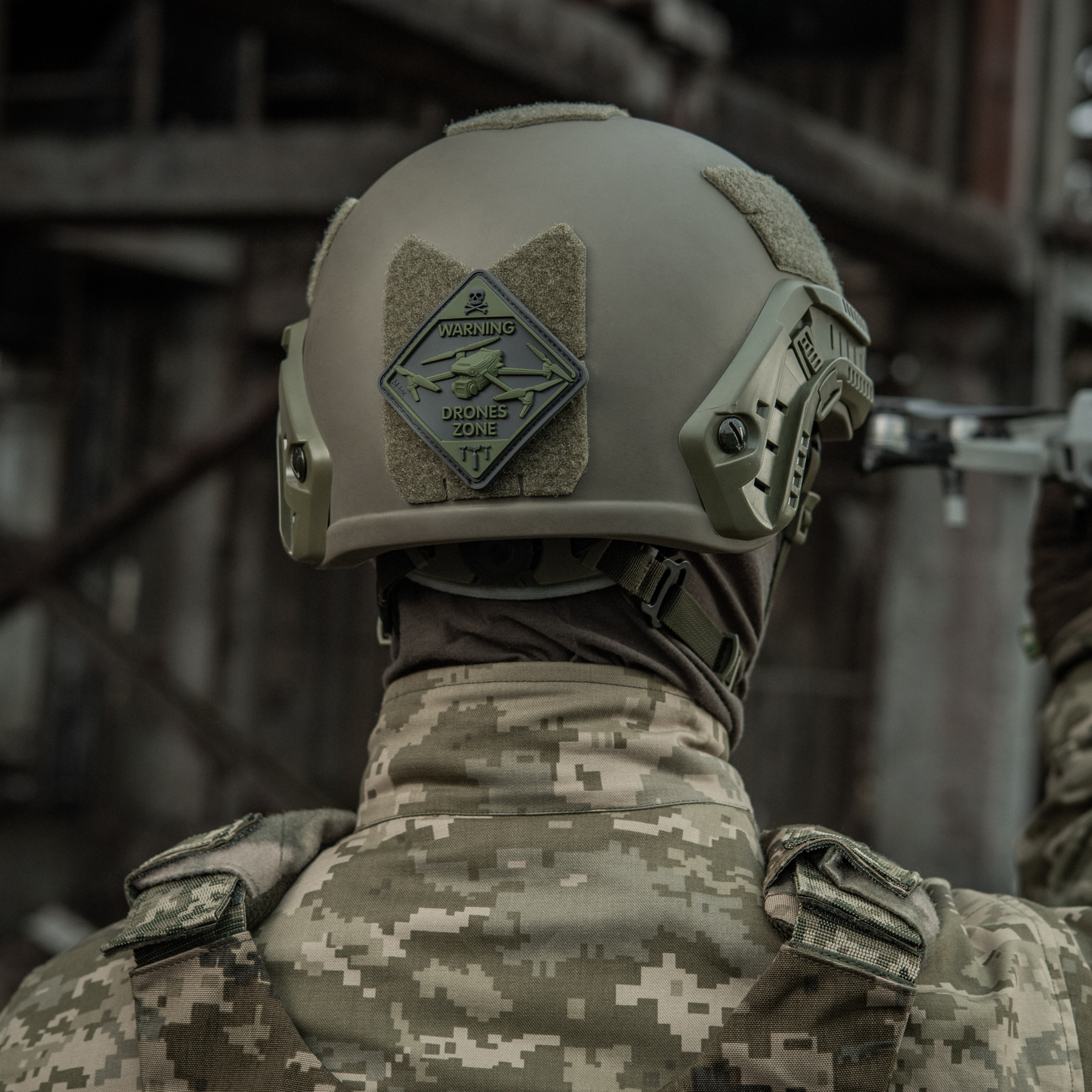 M-Tac нашивка Drones Zone PVC Olive — 16