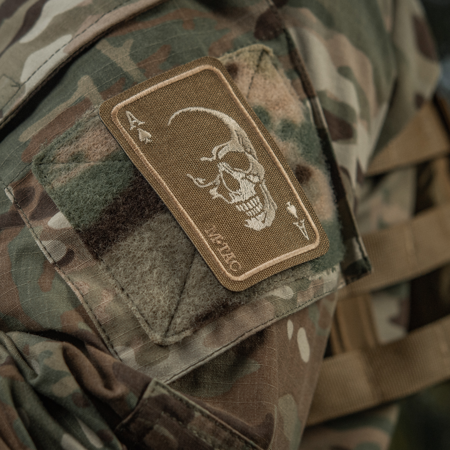M-Tac нашивка Face of war (вишивка) Coyote — 6