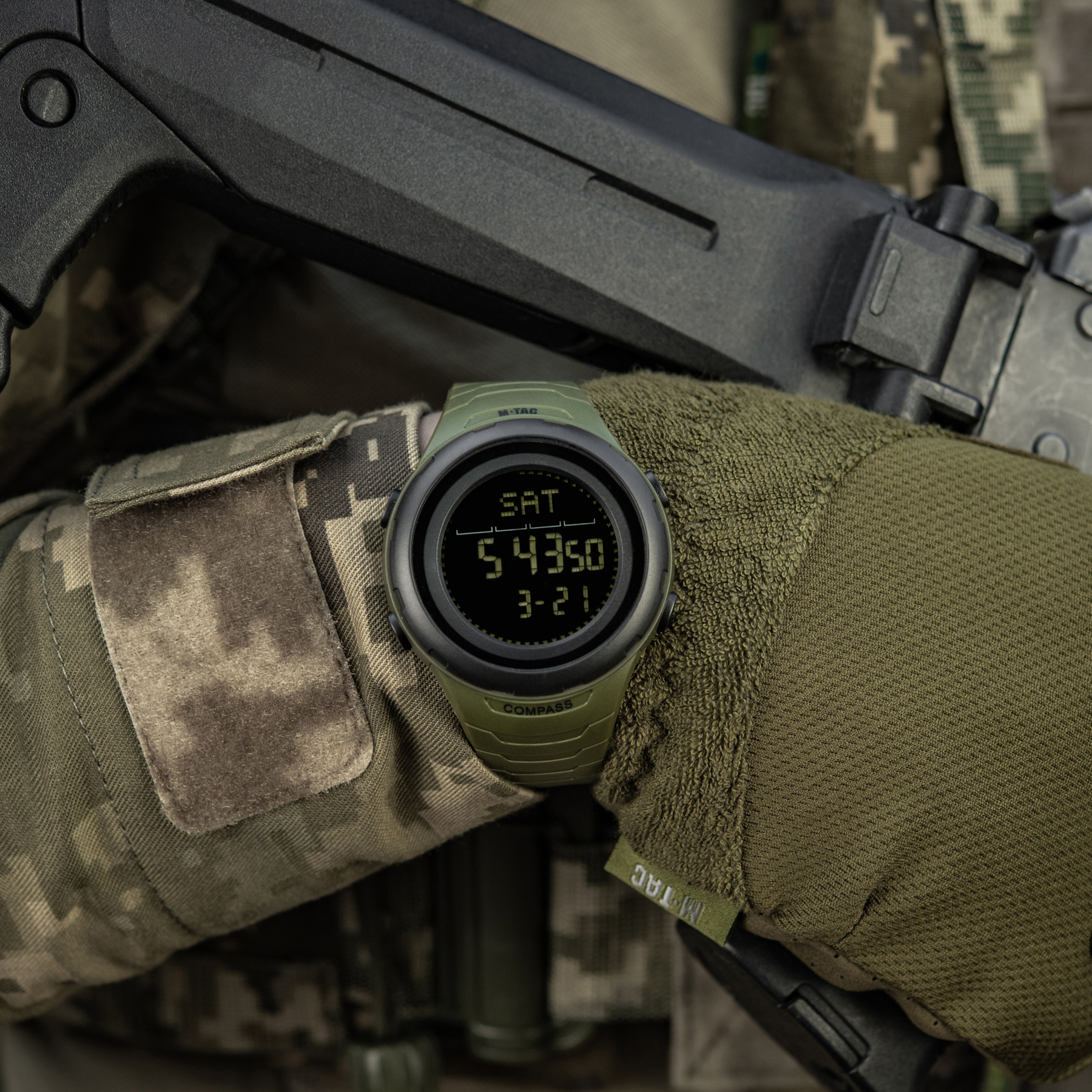 M-Tac часы тактические 2166 Army Green — 12