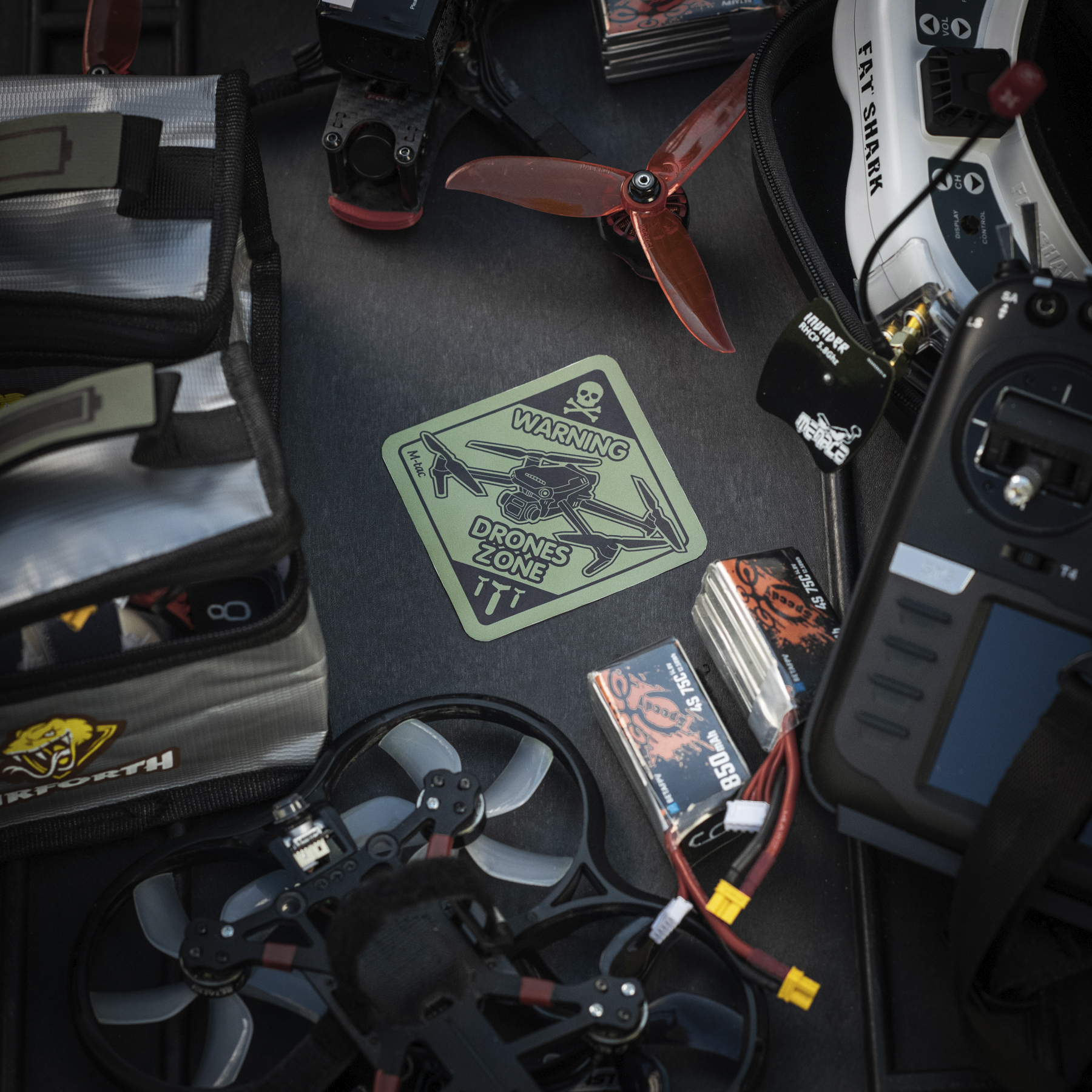 M-Tac наклейка Drones Zone Small Ranger Green — 10