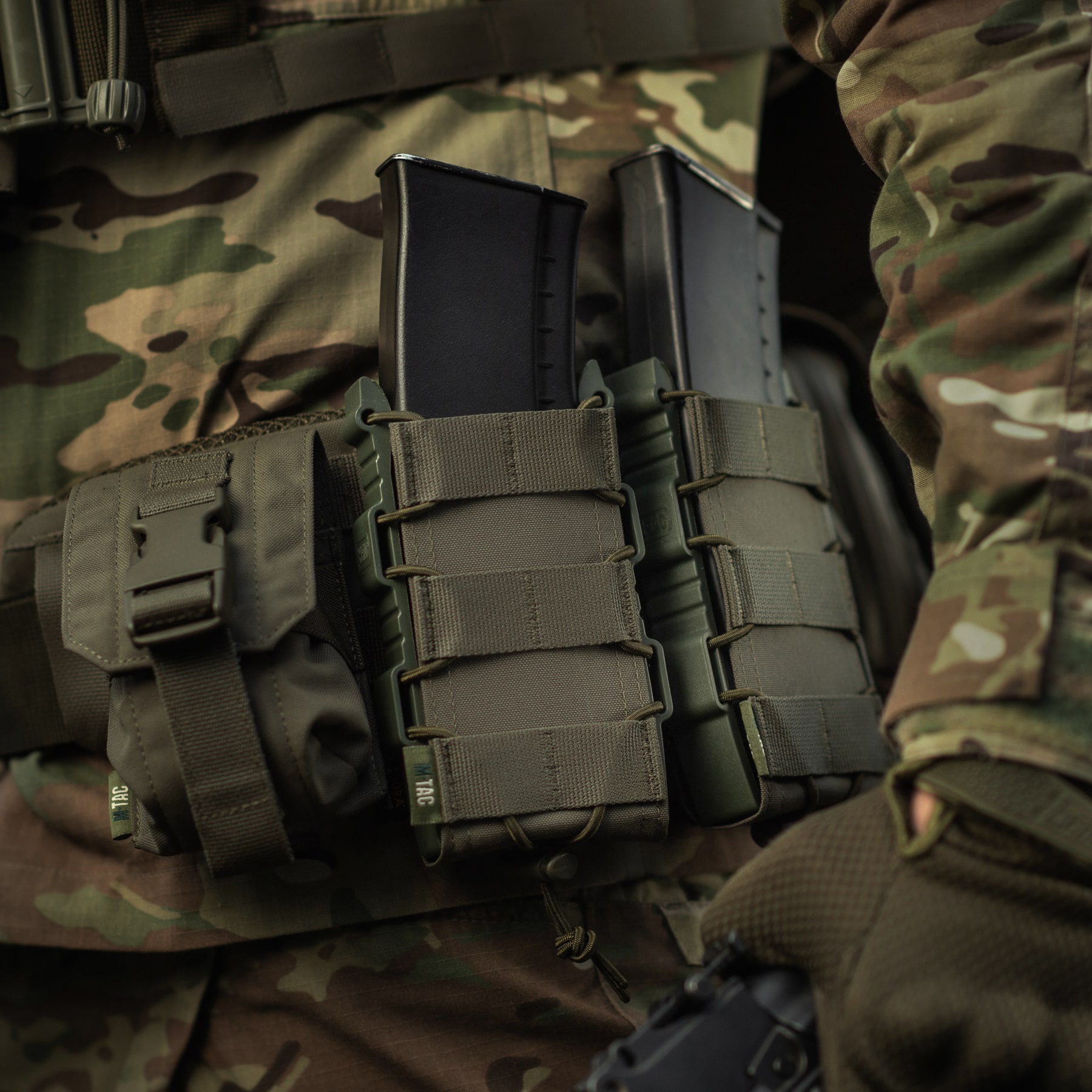 M-Tac подсумок открытый для магазина FAST Elite Ranger Green — 24