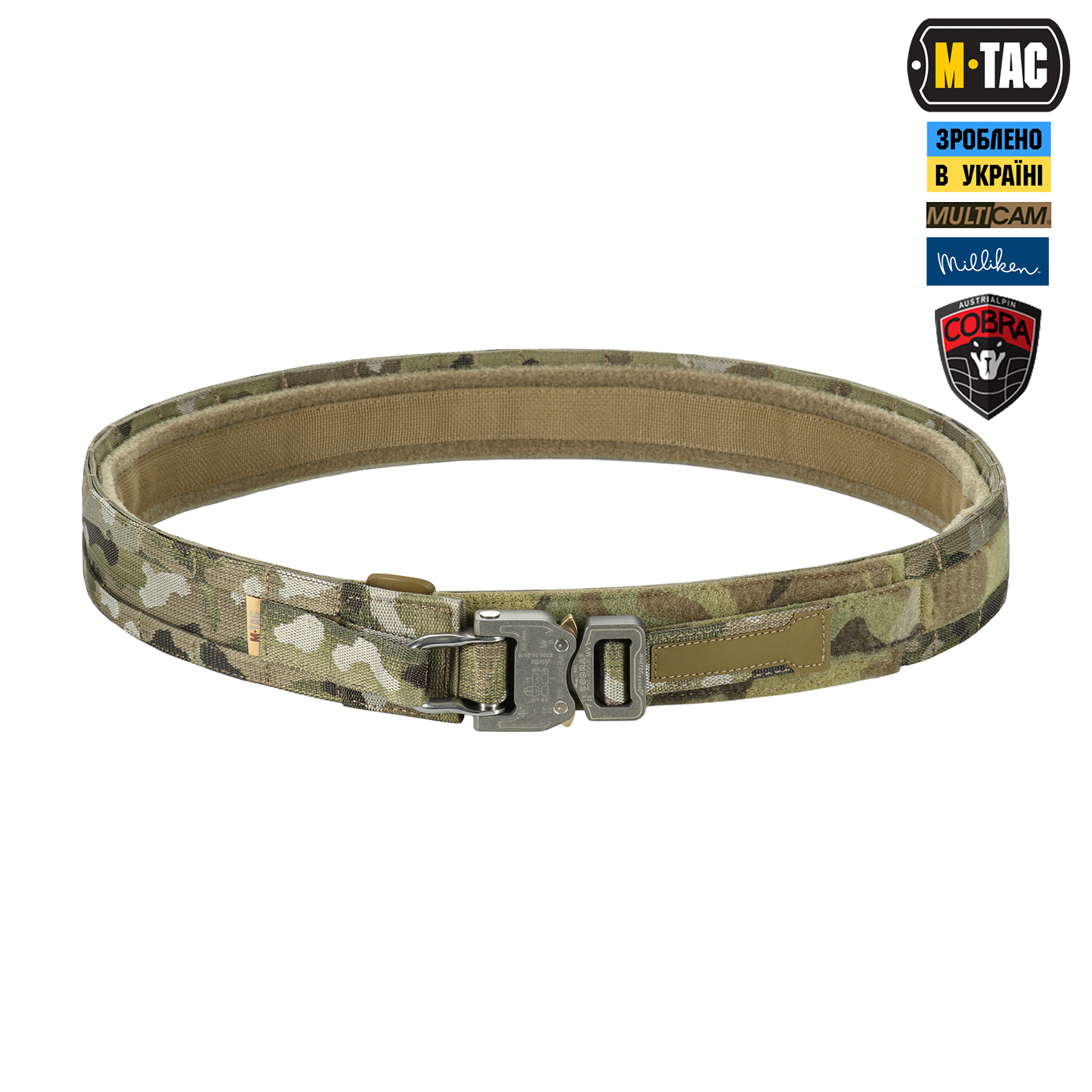 M-Tac ремень Range Belt D-Ring Cobra Buckle Gen.IV Multicam — 2