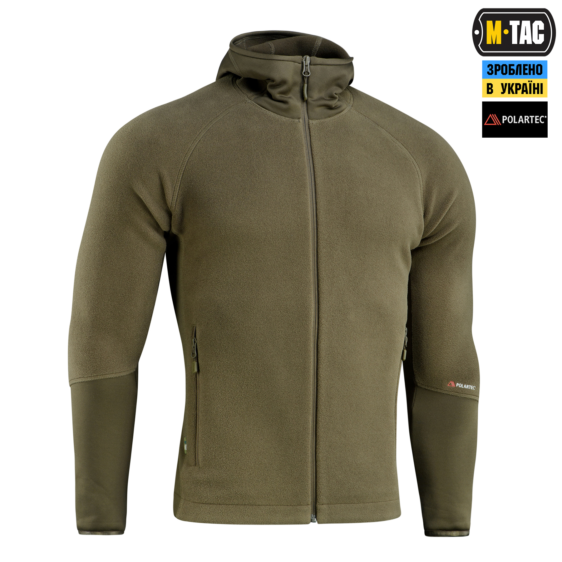 M-Tac кофта Hoodie Polartec Sport Dark Olive — 4