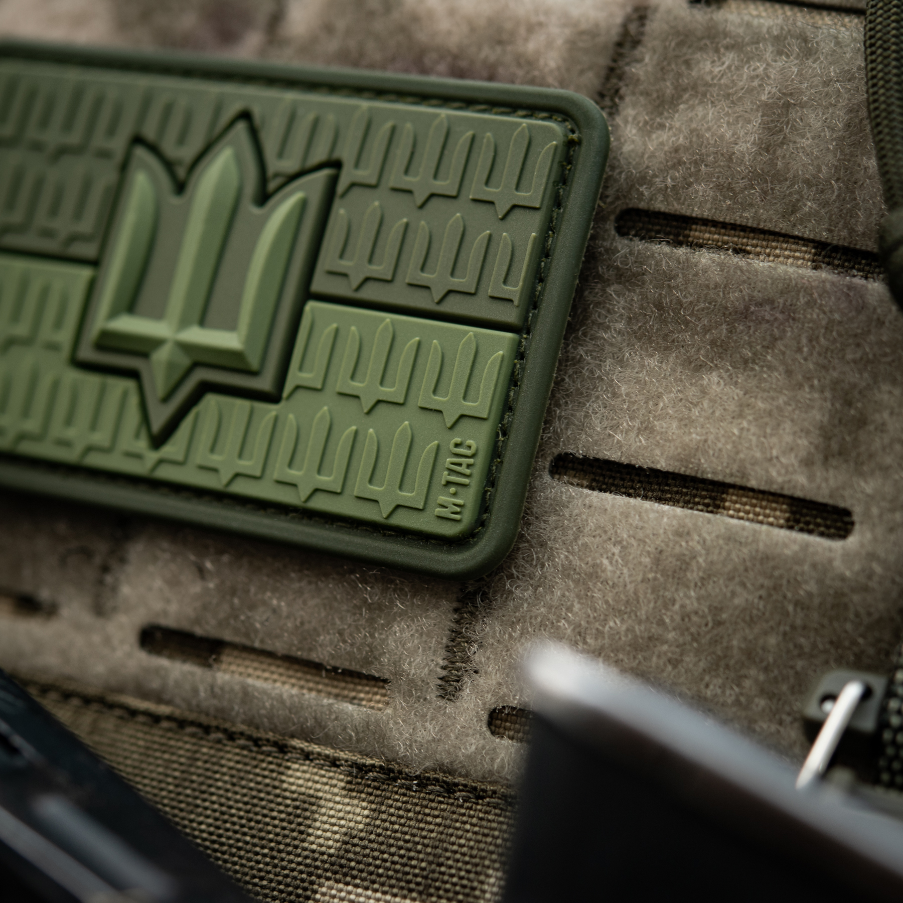 M-Tac нашивка прапор України з тризубом ЗСУ PVC Olive — 8