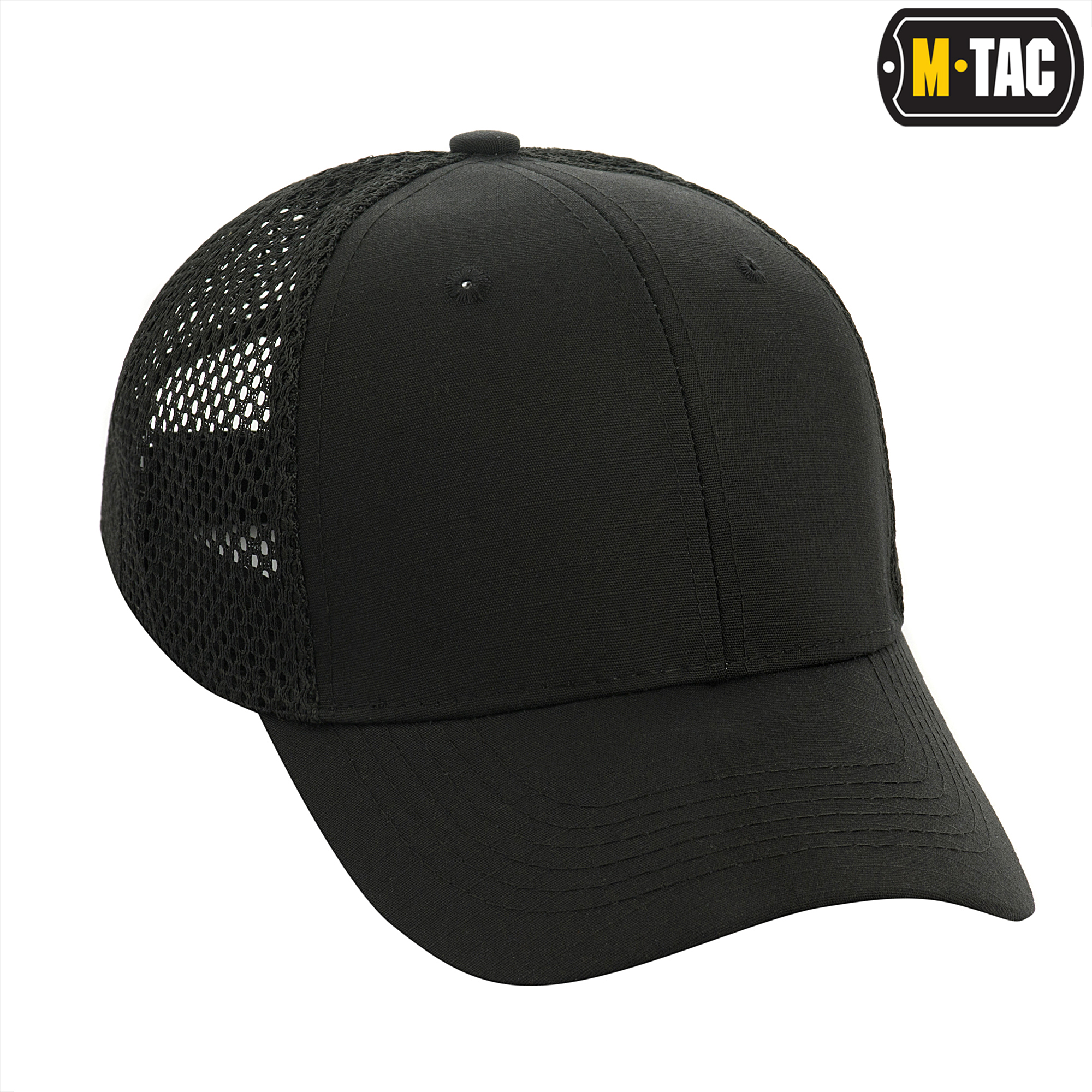 M-Tac бейсболка с сеткой Flex рип-стоп Black — 5