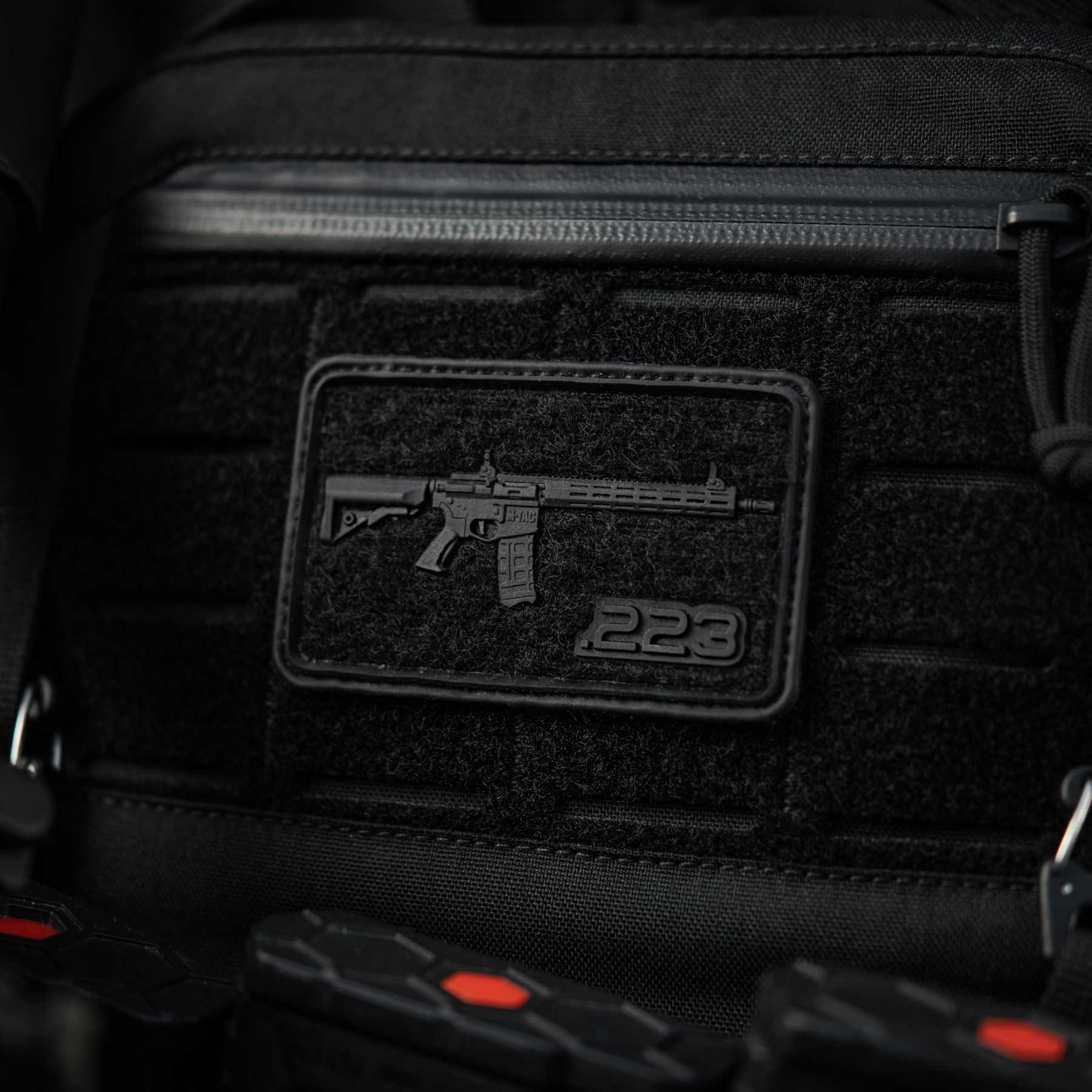 M-Tac нашивка AR-15 Velcro/PVC Black — 4