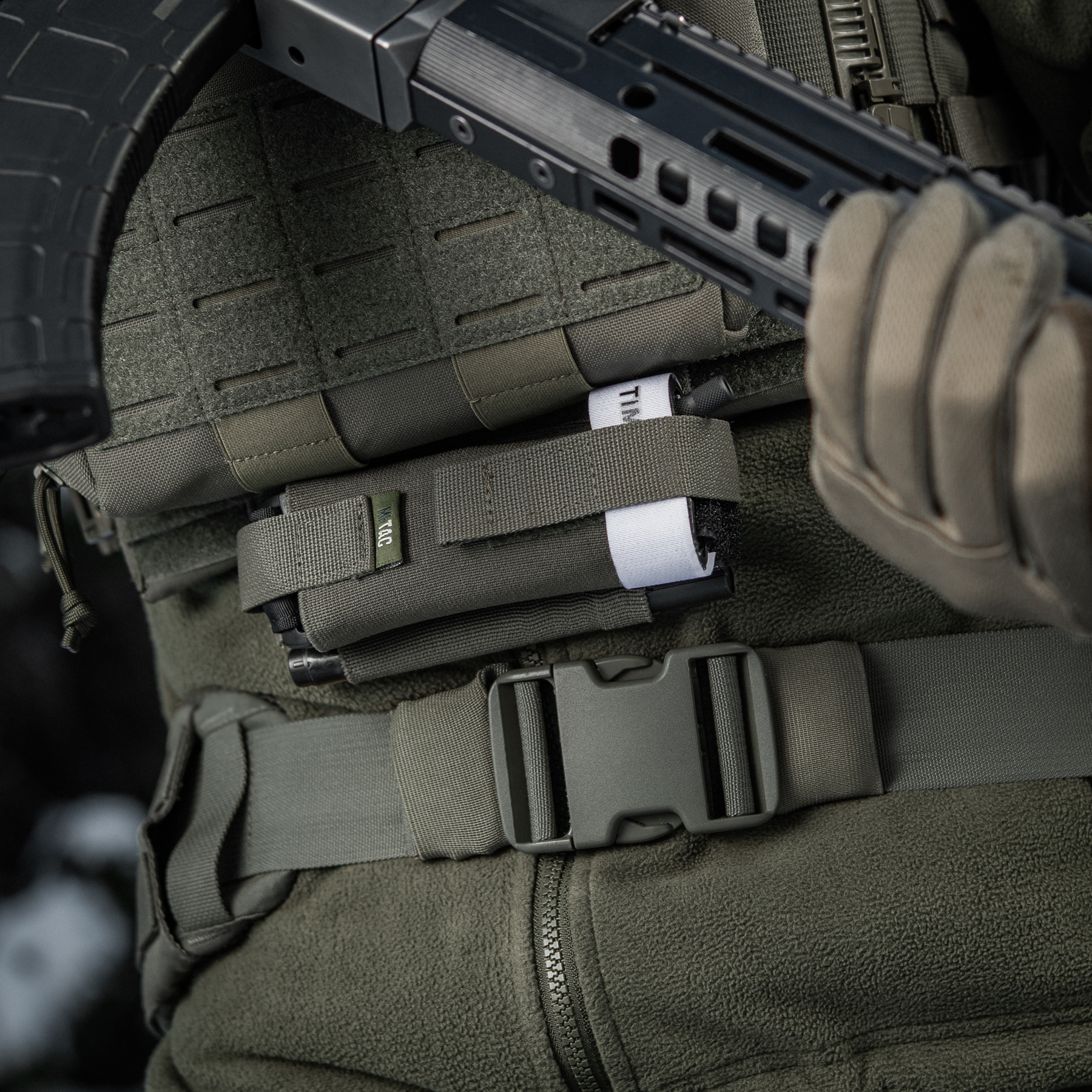 M-Tac подсумок для турникета эластичный на липучке Gen.III Ranger Green — 21