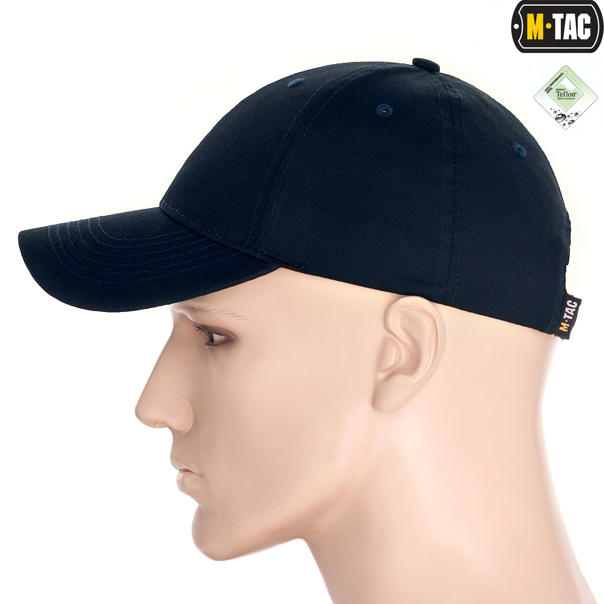 M-Tac бейсболка Flex рип-стоп Dark Navy Blue — 4