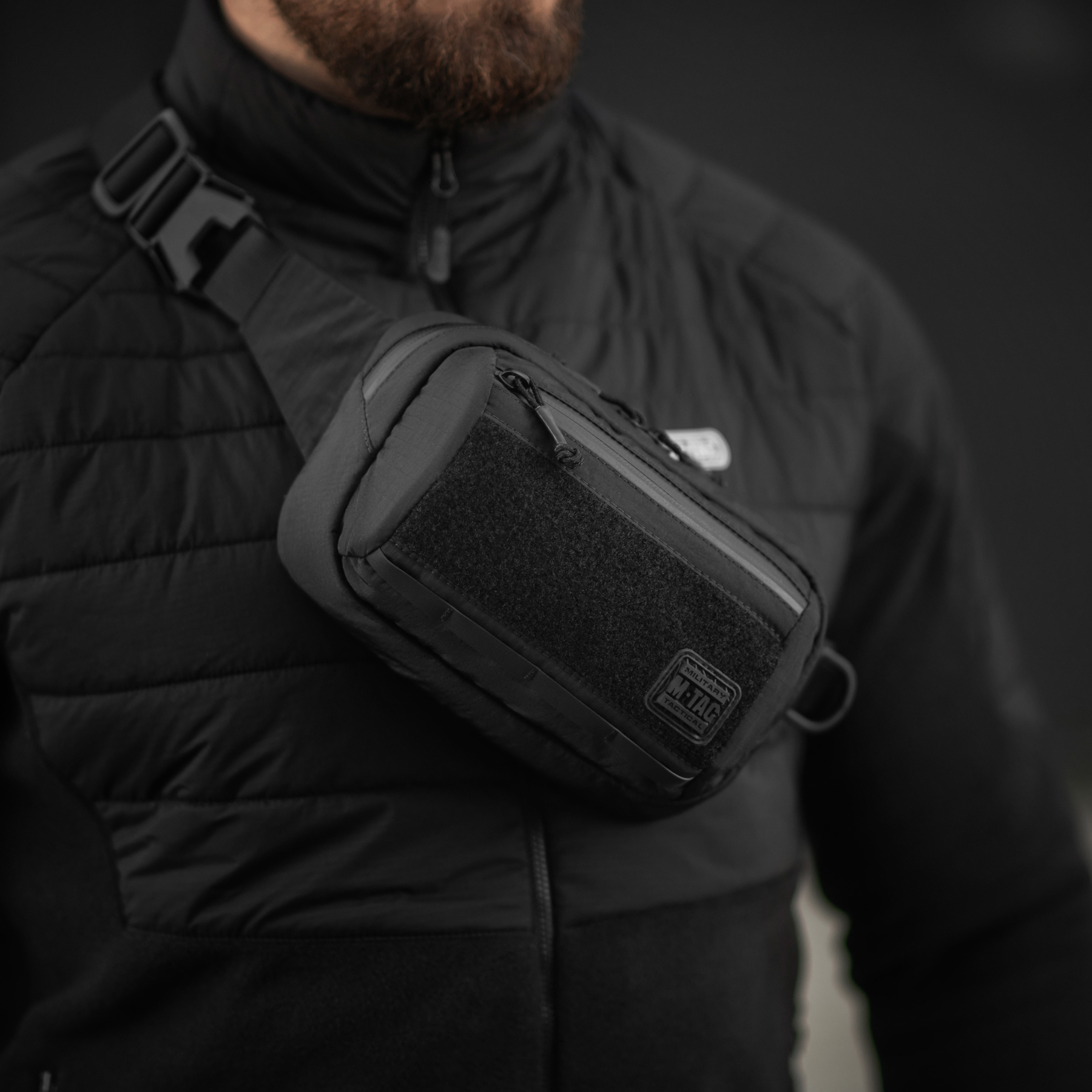 M-Tac сумка City Waist Bag с липучкой Lite-NR Elite Black — 19