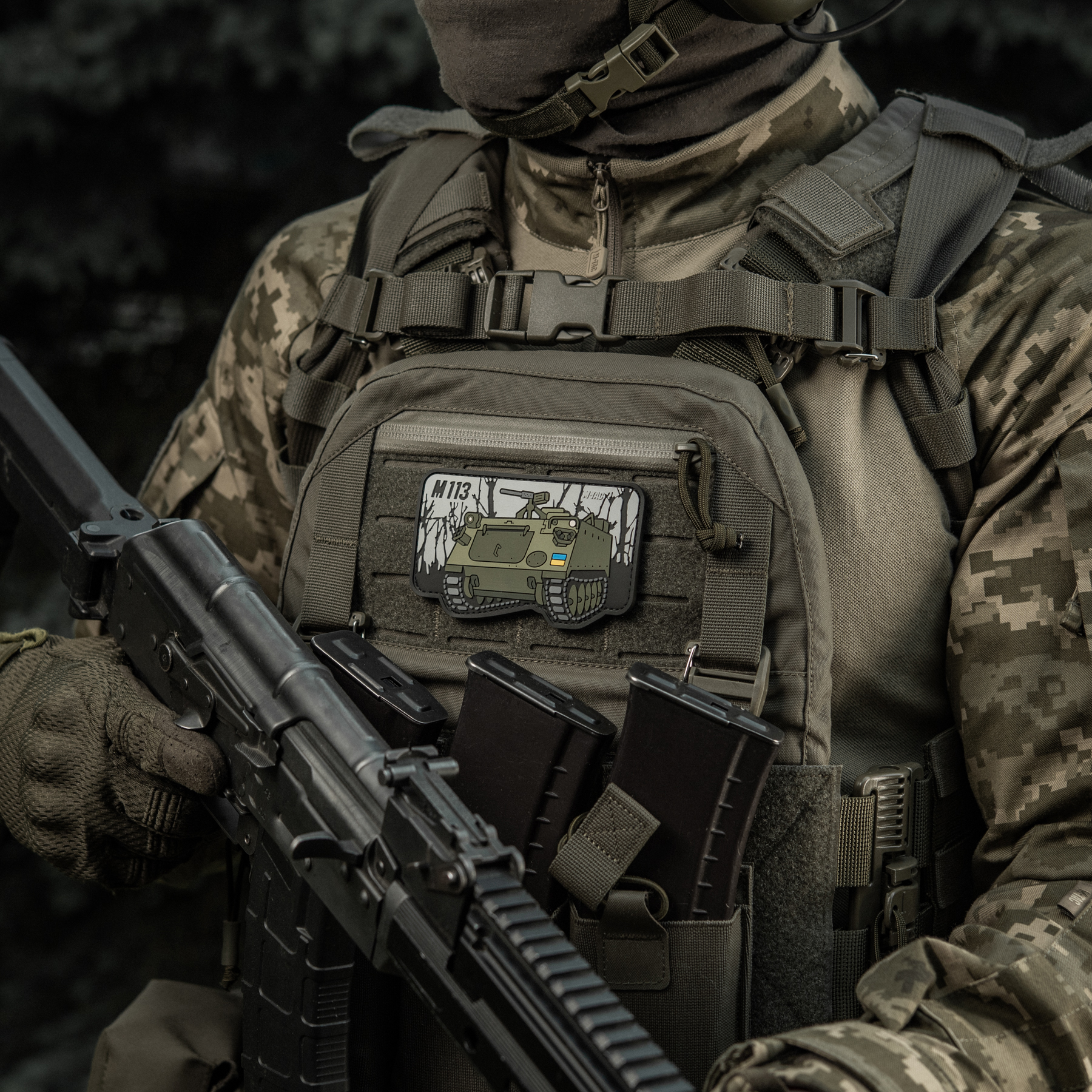 M-Tac нашивка M113 (PVC) — 3