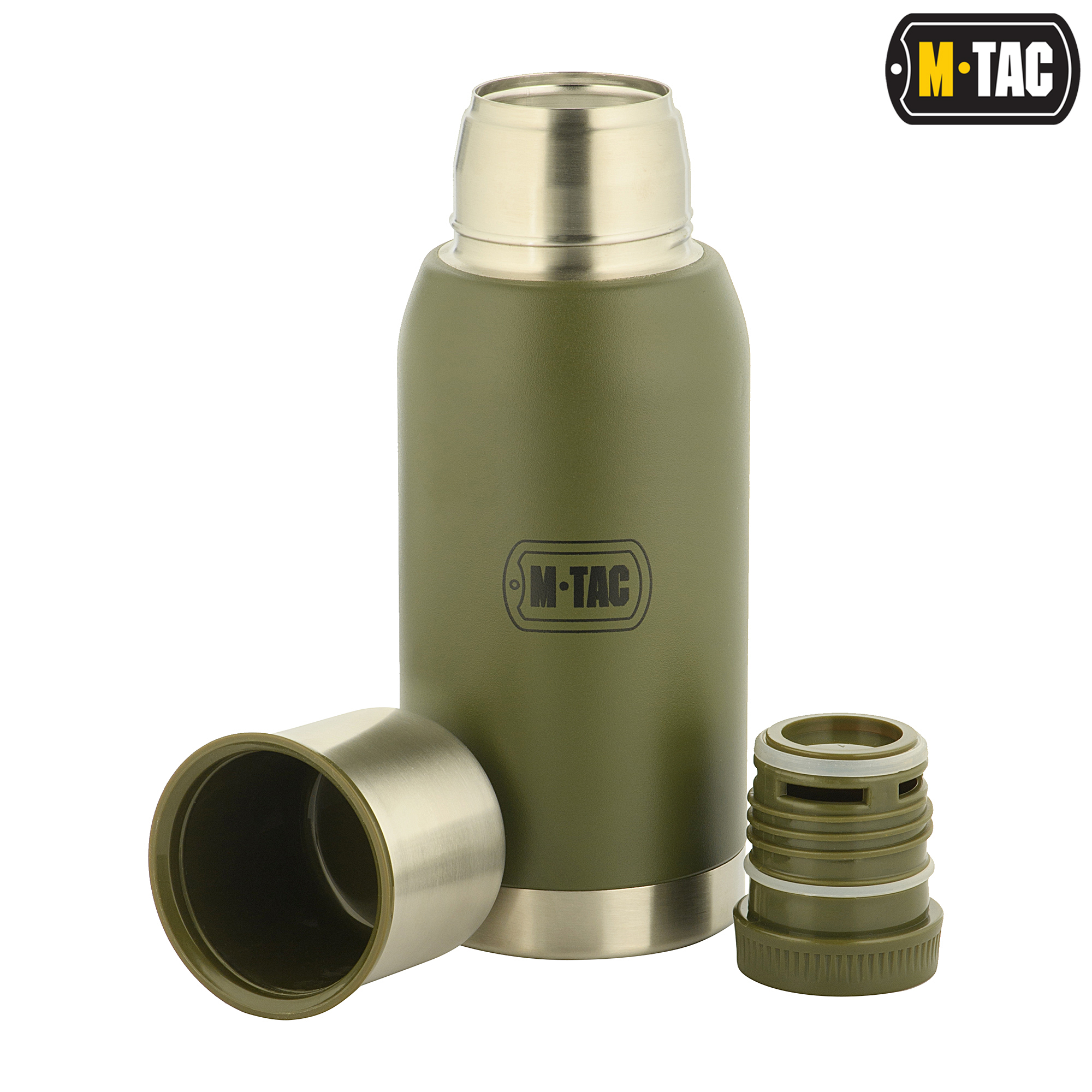 M-Tac термос Type 2 750 мл олива/нерж. — 5