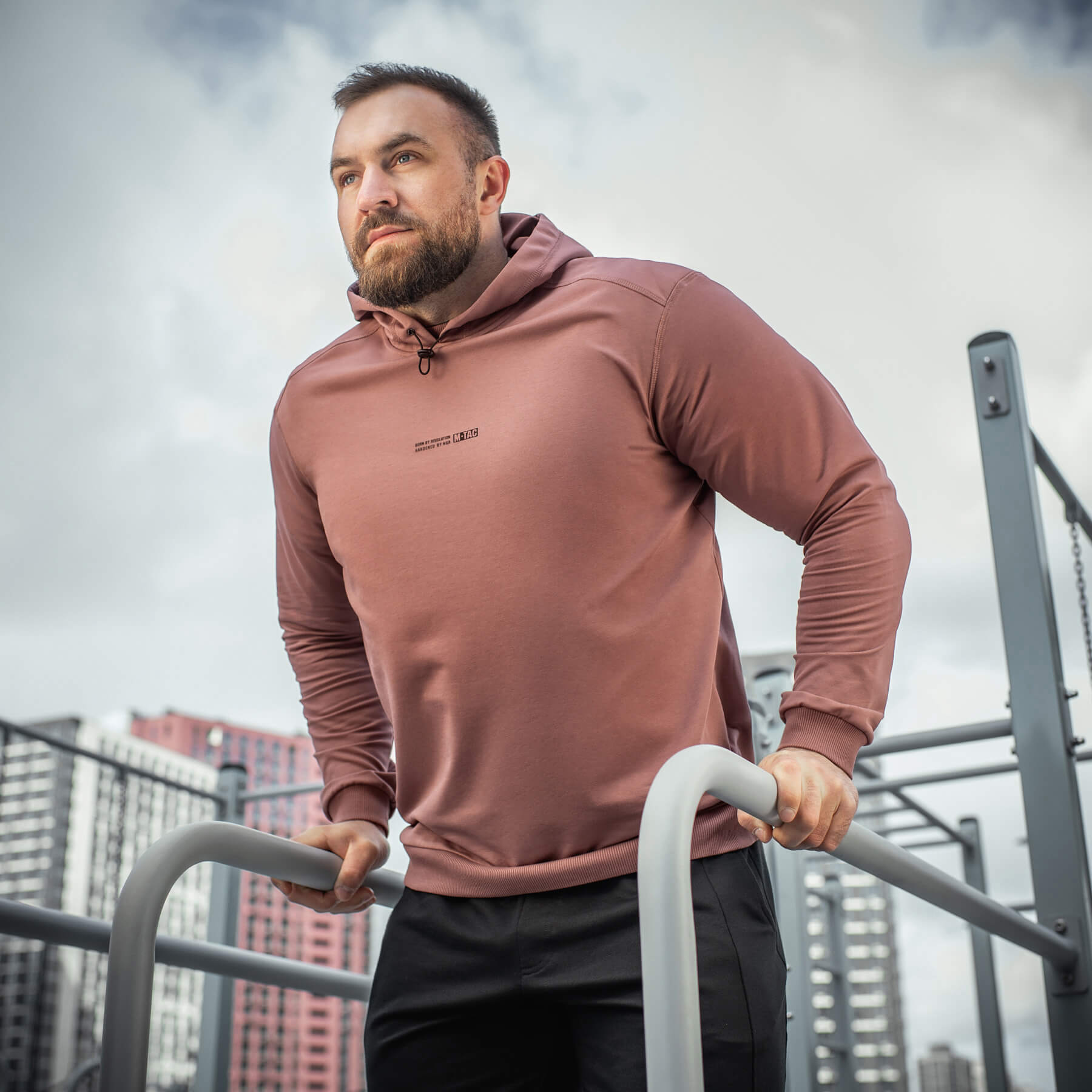 M-Tac кофта Hoodie Born by Revolution Ash Rose — 19