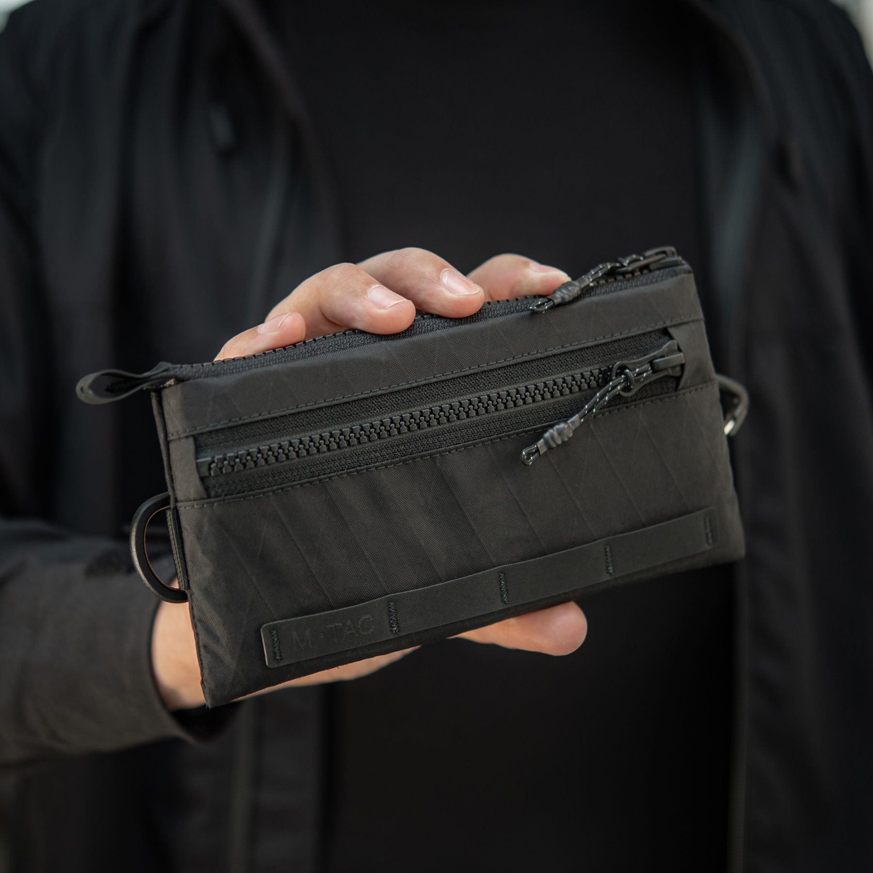 M-Tac кошелек горизонтальный с карабином X-Pac Elite Black — 20
