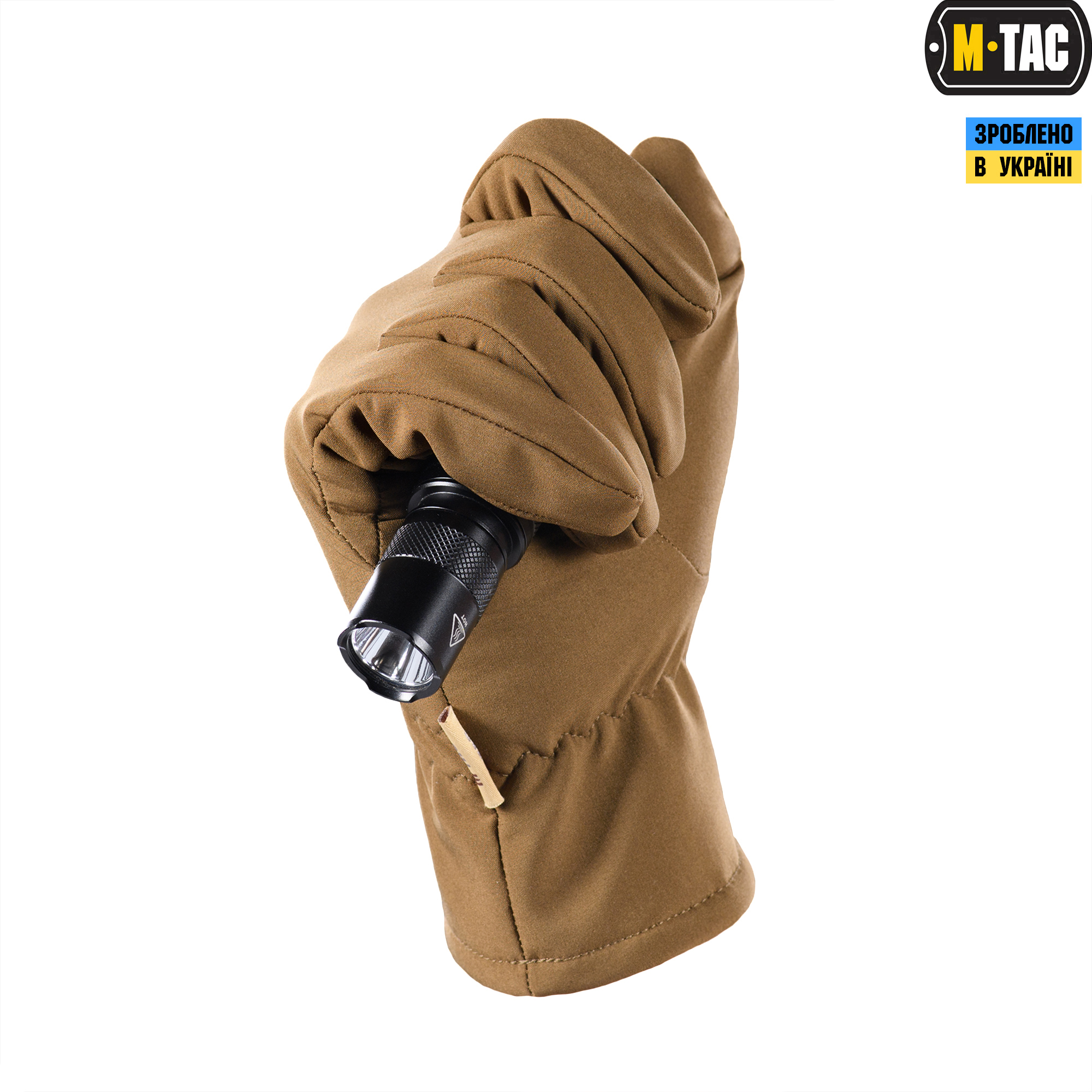 M-Tac перчатки демисезонные Soft Shell Coyote — 6