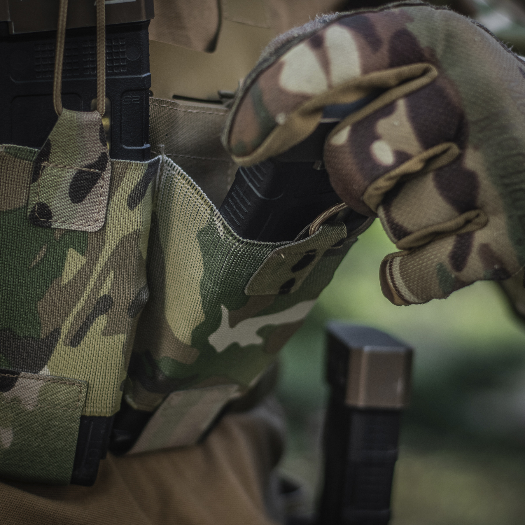 M-Tac подсумок эластичный на 3 магазина Elite Laser Cut Multicam — 13