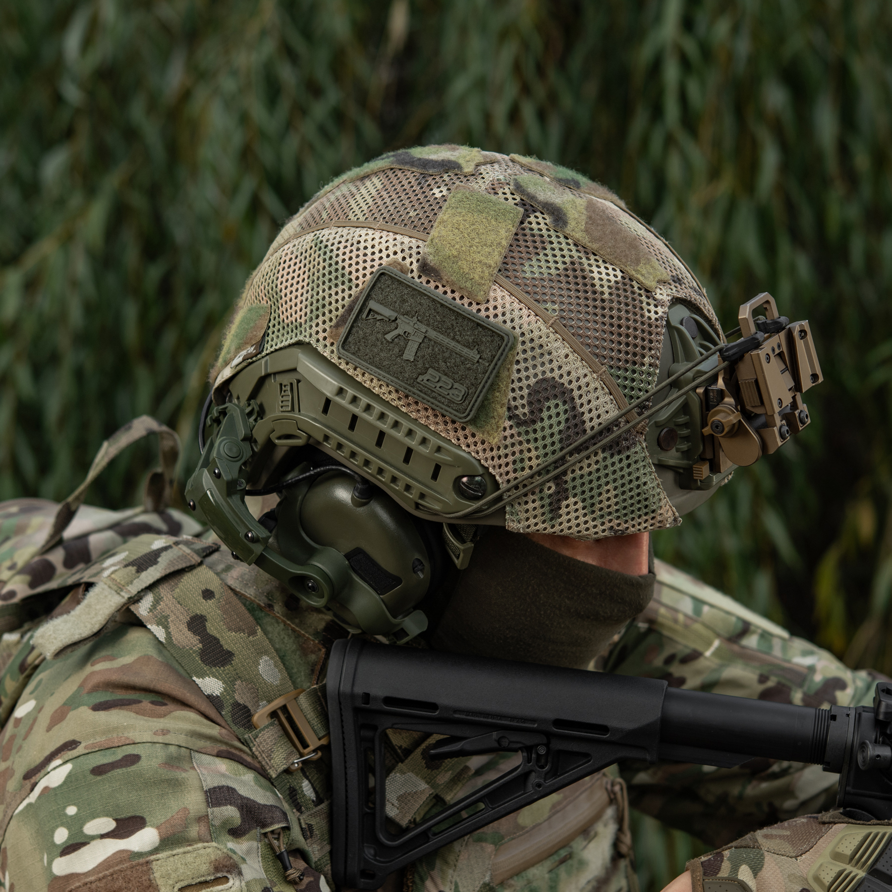 M-Tac нашивка AR-15 Velcro/PVC Ranger Green — 16
