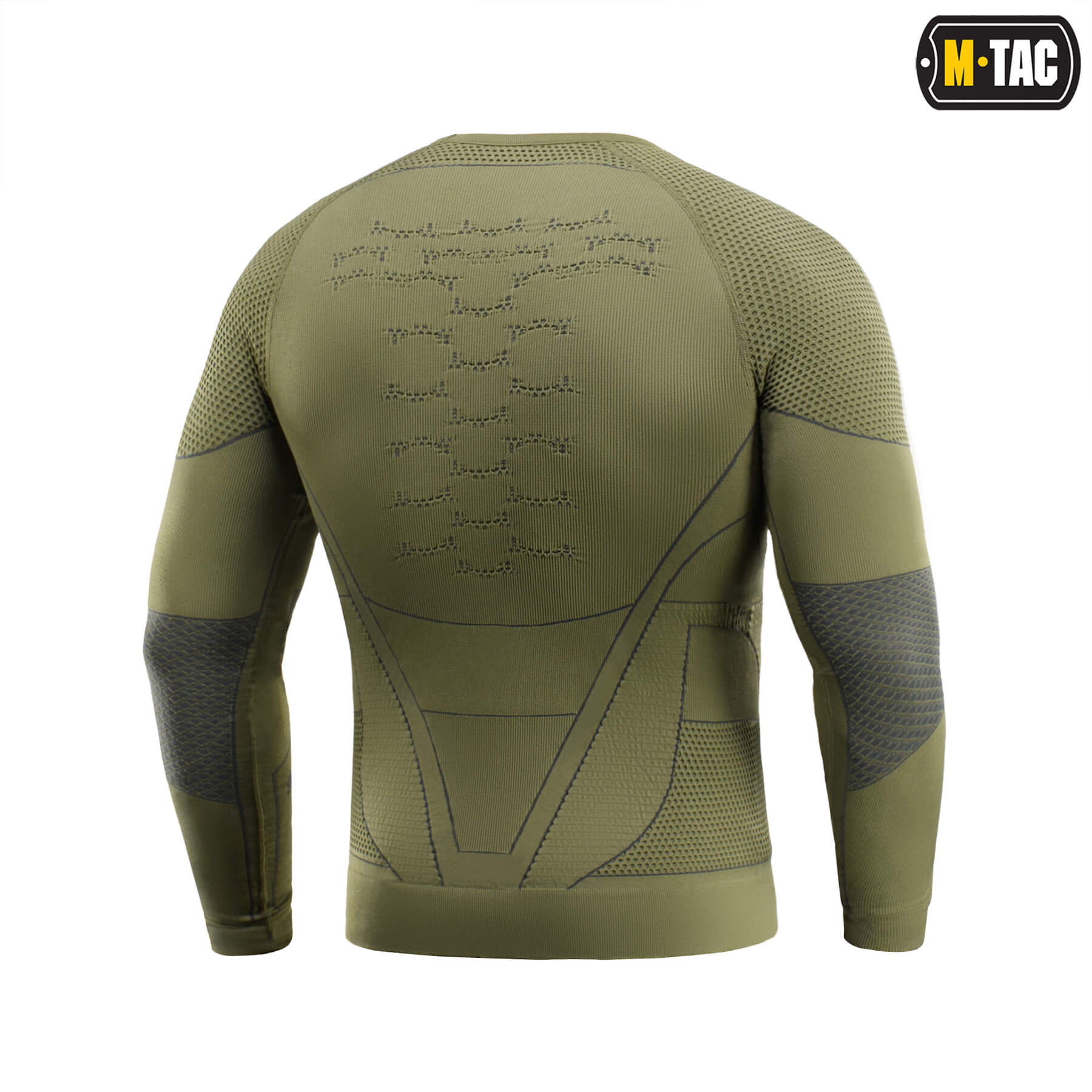M-Tac терморубашка компрессионная Ranger Green/Dark Grey — 5