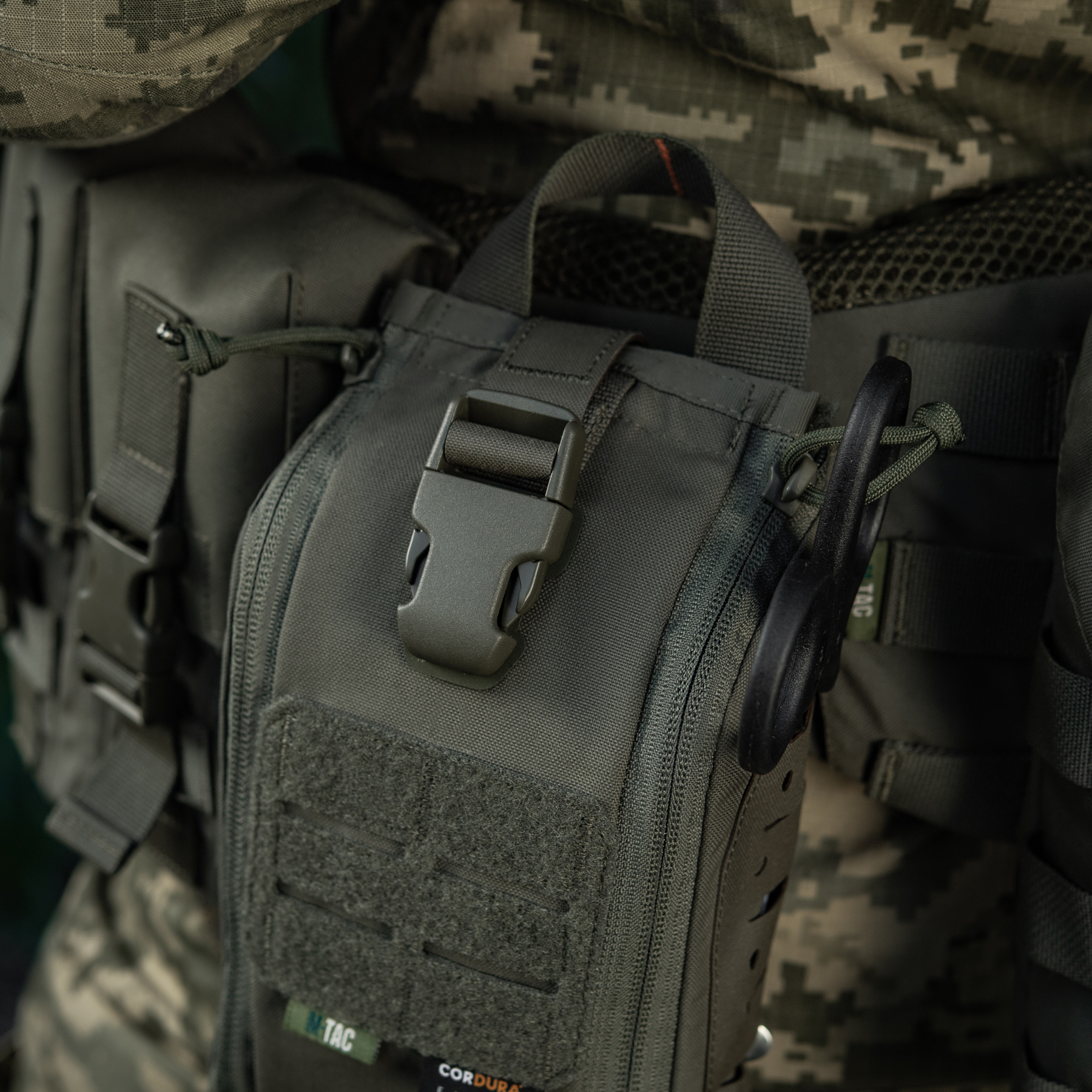 M-Tac подсумок медицинский Elite Rip Off Gen.II Ranger Green — 21