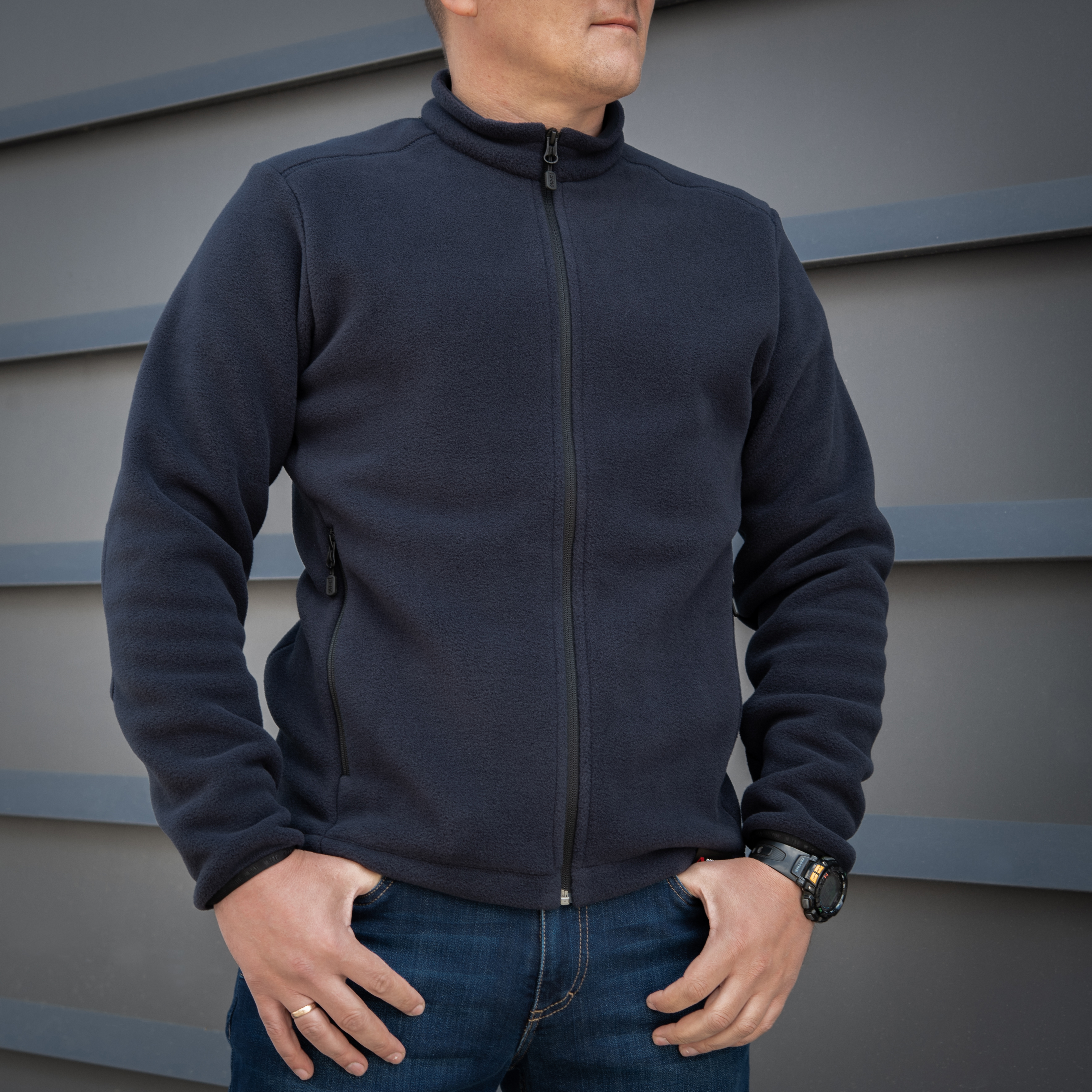 M-Tac кофта Nord Fleece Polartec Dark Navy Blue — 9