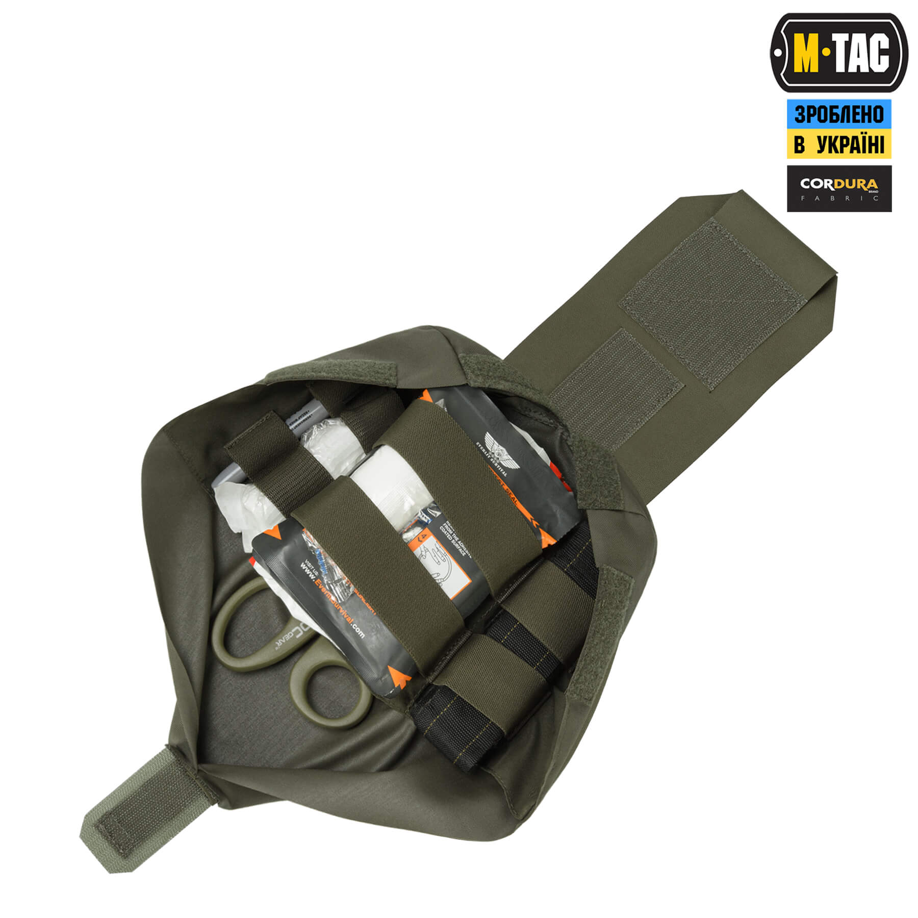 M-Tac подсумок медицинский вертикальный Large Gen.II Elite Ranger Green — 8
