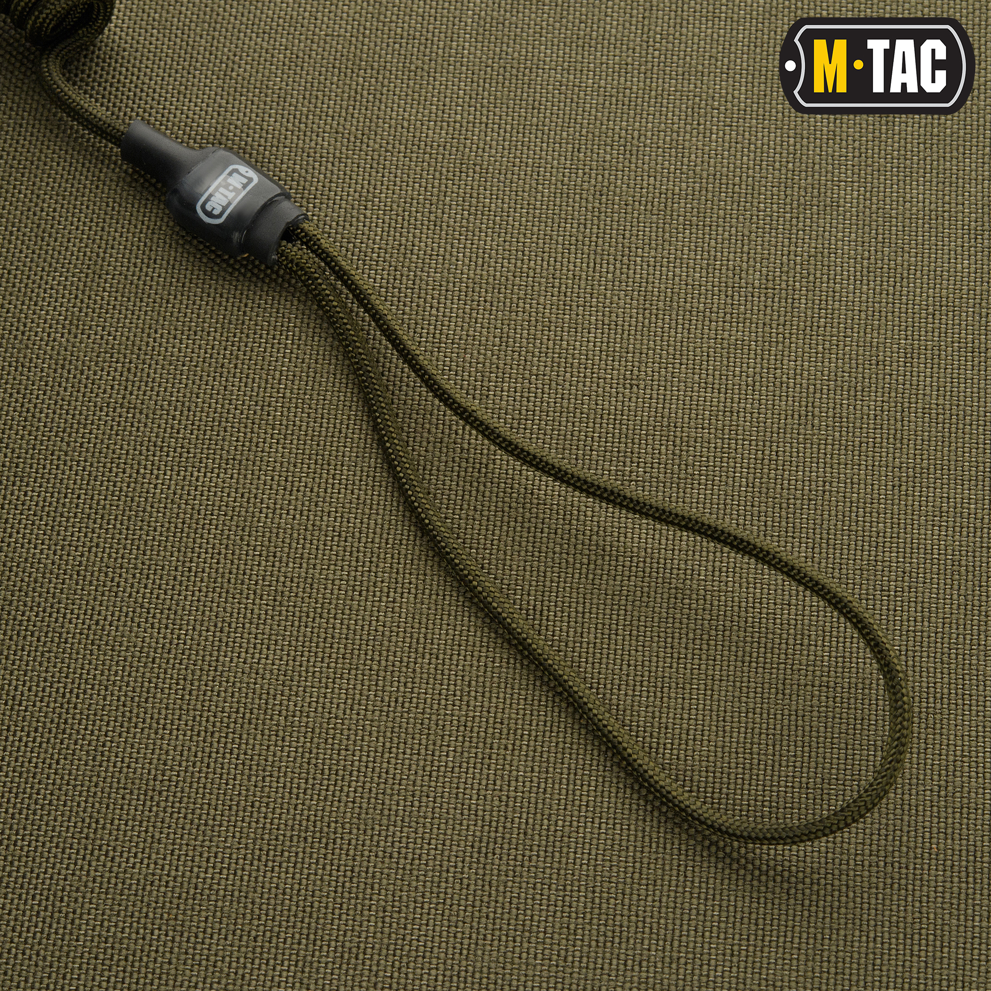 M-Tac шнур страховочный Lite комбинированый с D-кольцом олива — 3