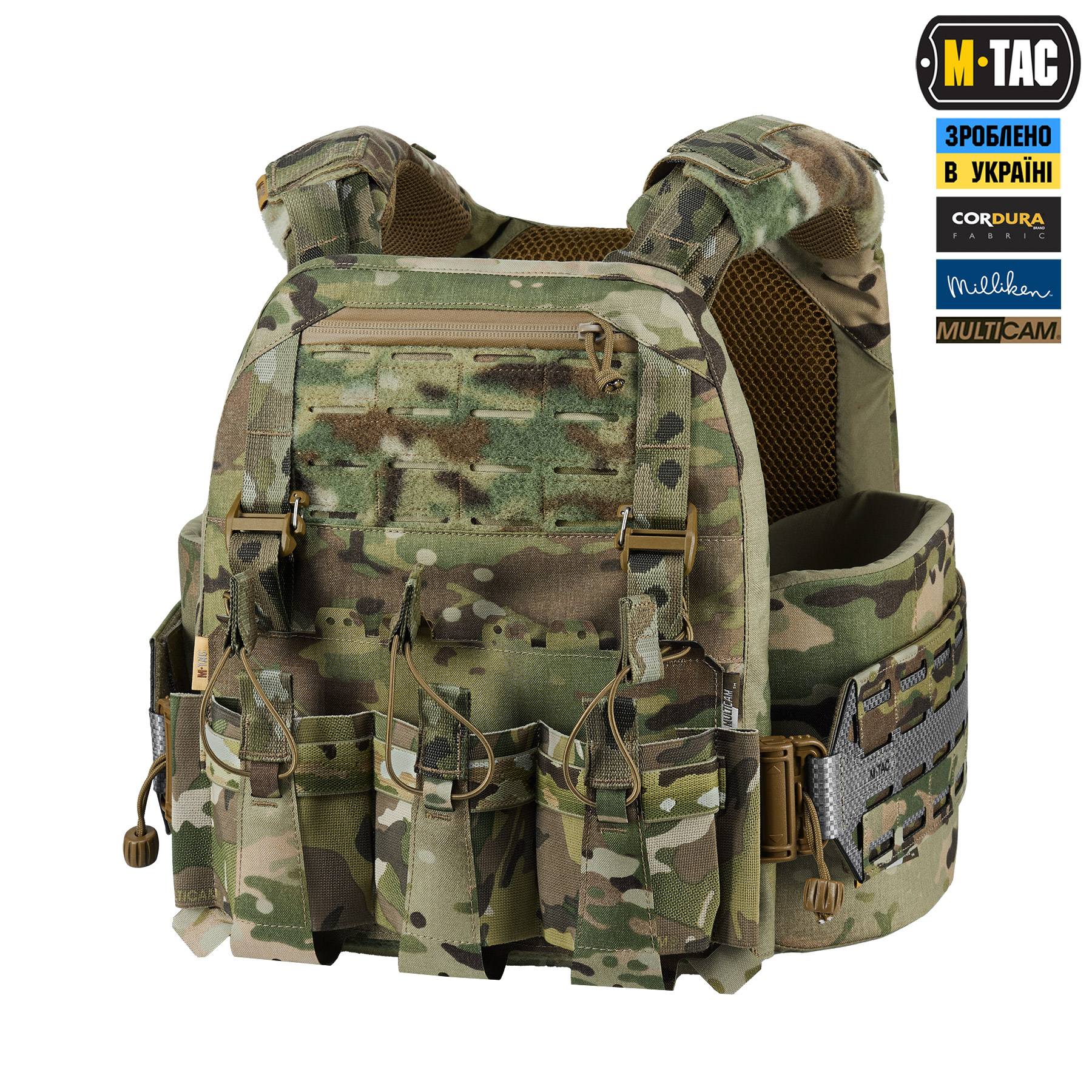 M-Tac плитоноска Cuirass Tiger Elite (розмір плити L) Multicam — 2