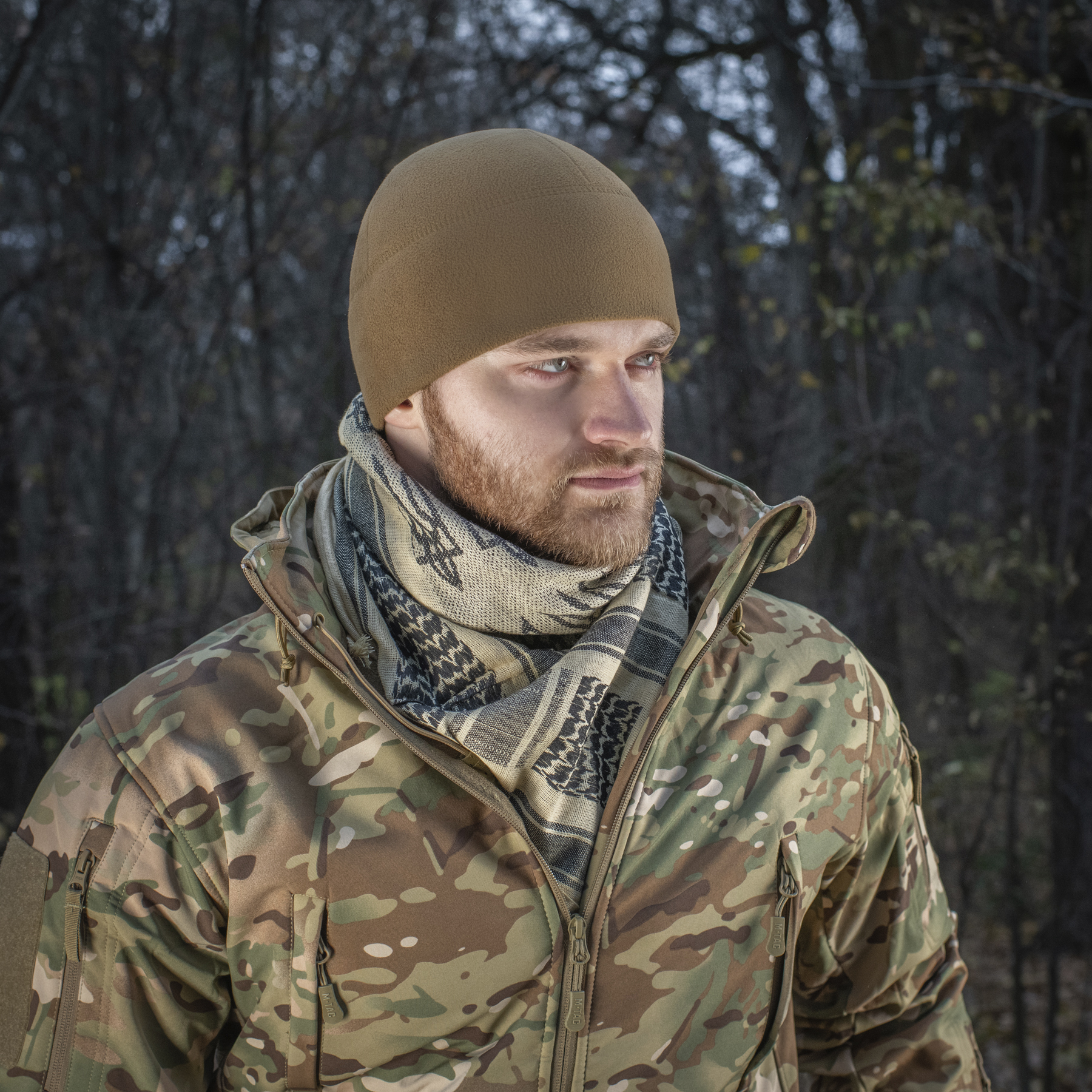 M-Tac шарф шемаг с Тризубом Coyote/Black — 10