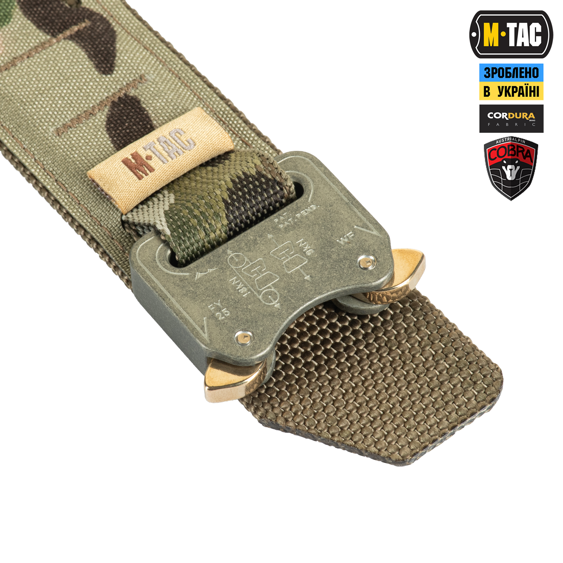 M-Tac ремень Cobra Buckle Belt Laser Cut Multicam — 6