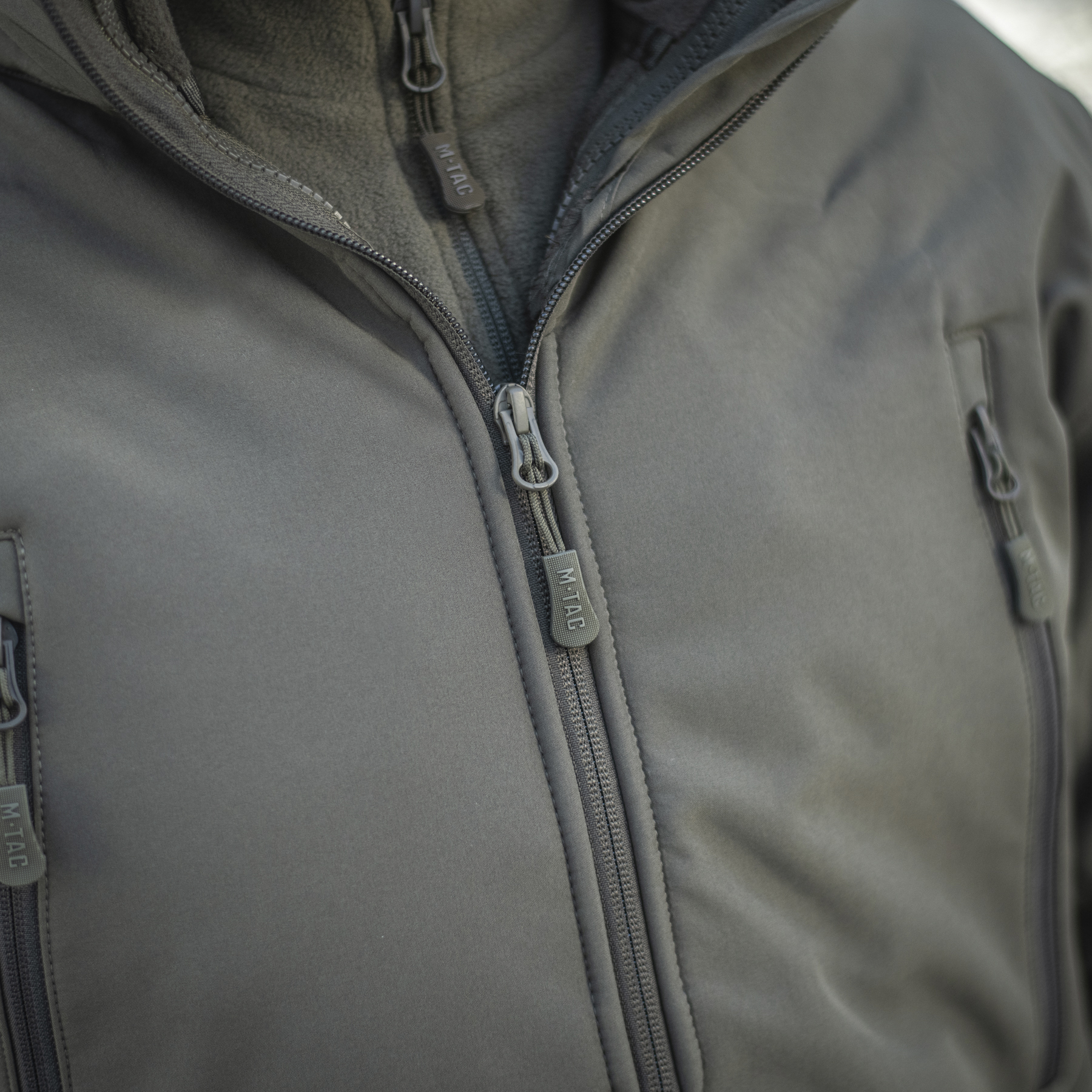 M-Tac куртка Soft Shell с подстежкой Olive — 9