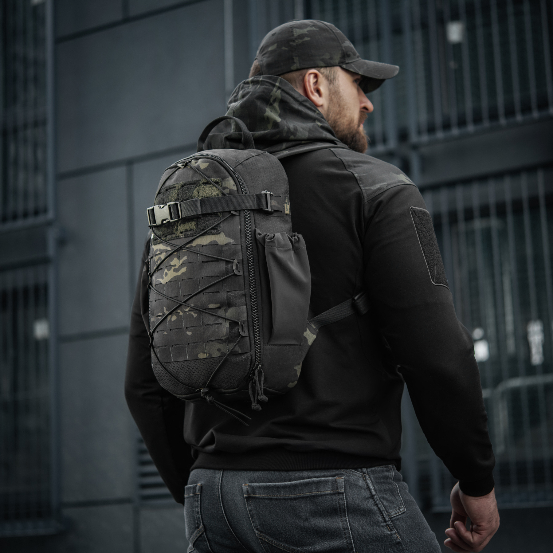 M-Tac рюкзак Sturm с эргономичными лямками Elite Multicam Black — 20