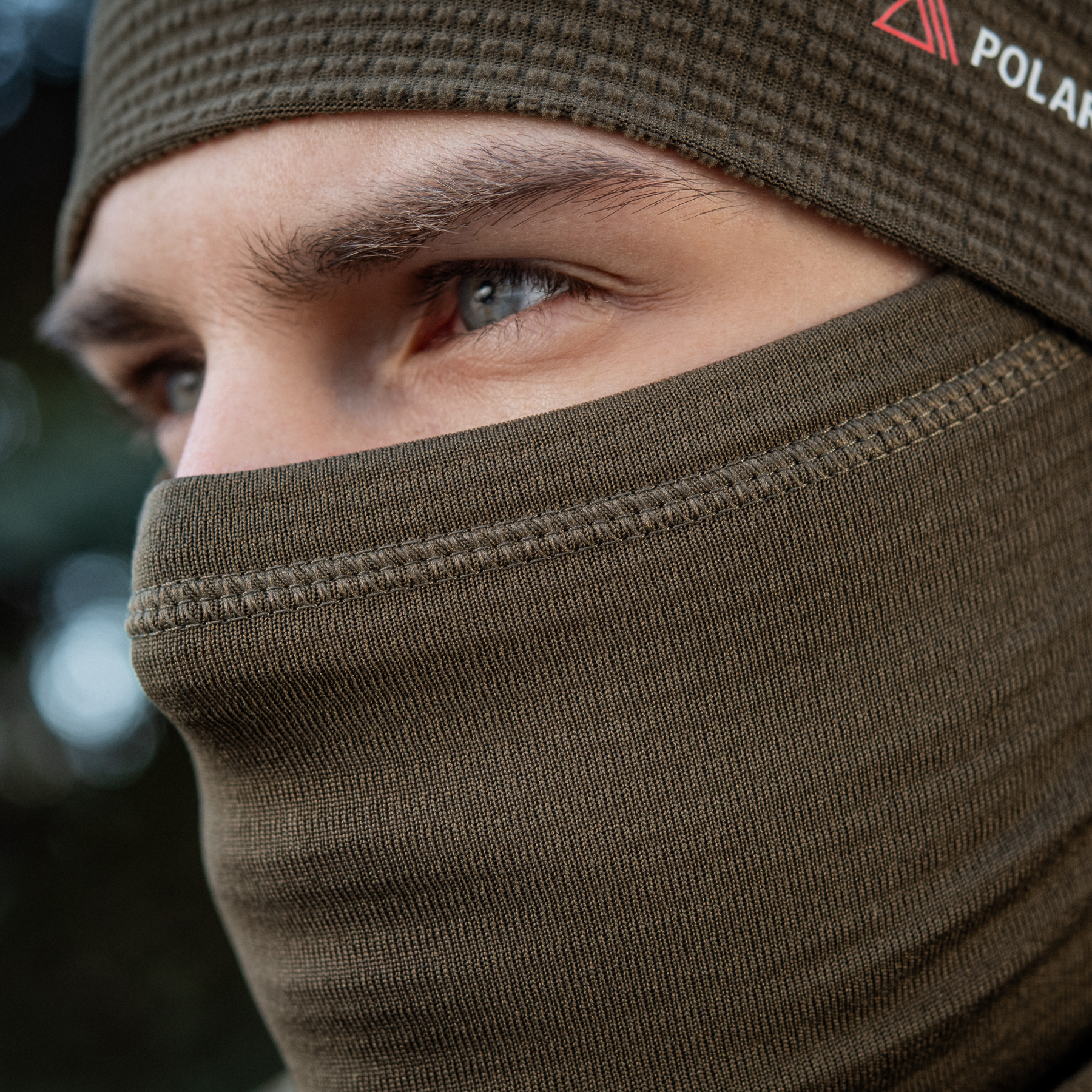 M-Tac шарф-труба Polartec Power Grid Dark Olive — 16