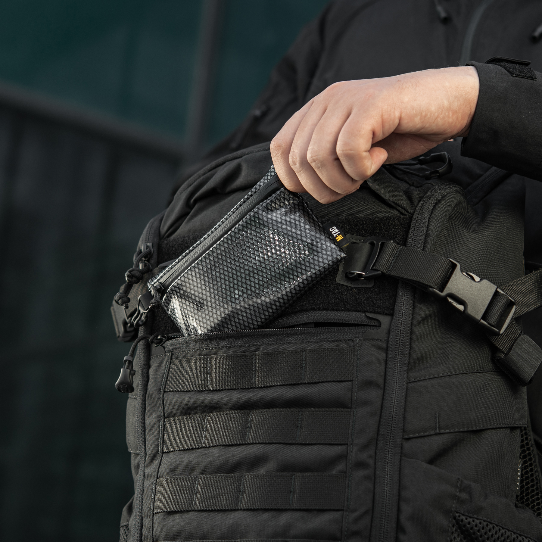 M-Tac комплект органайзеров Zip Pocket Set Elite Black — 16