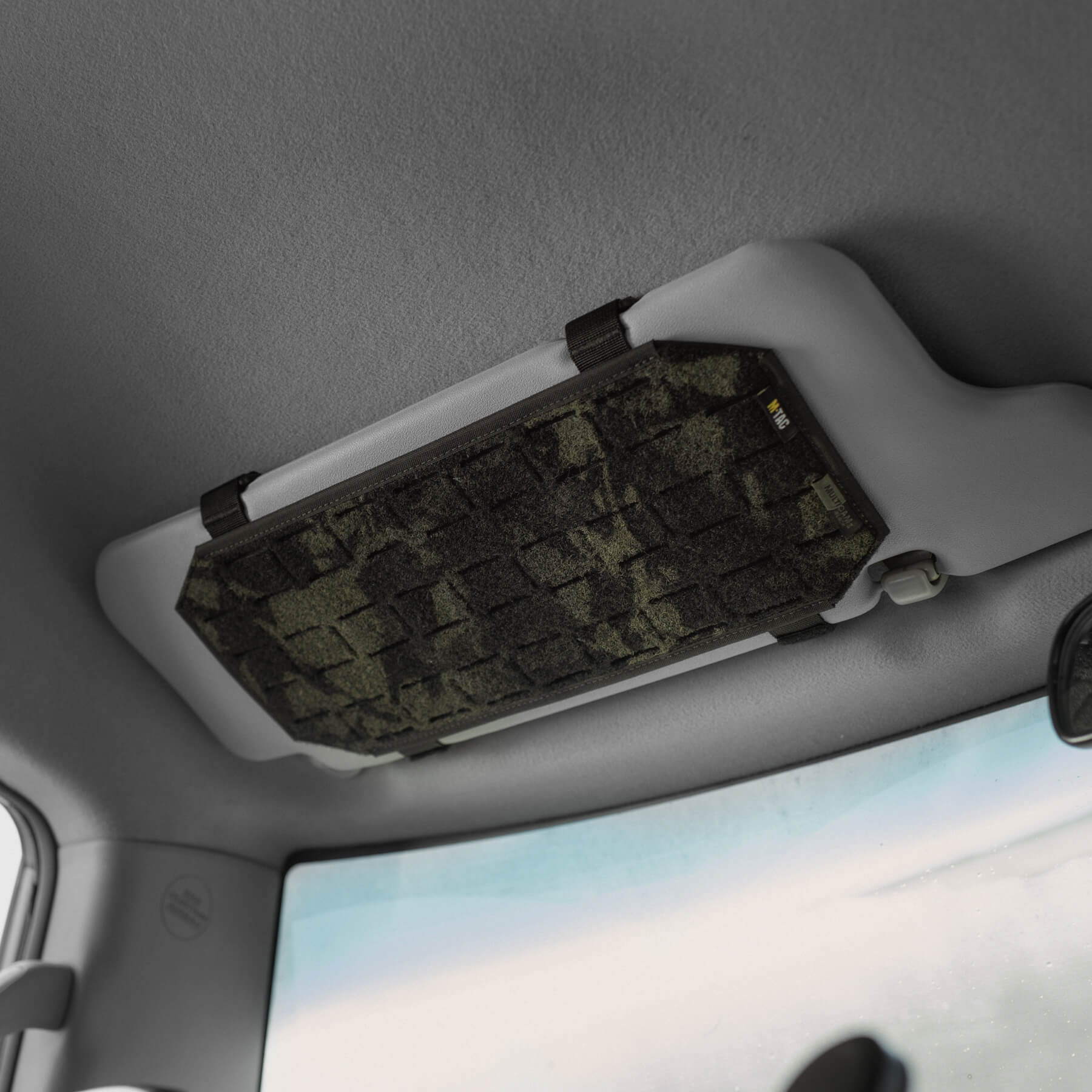 M-Tac велкро-панель на автомобильний солнцезащитный визор Elite Multicam Black — 22