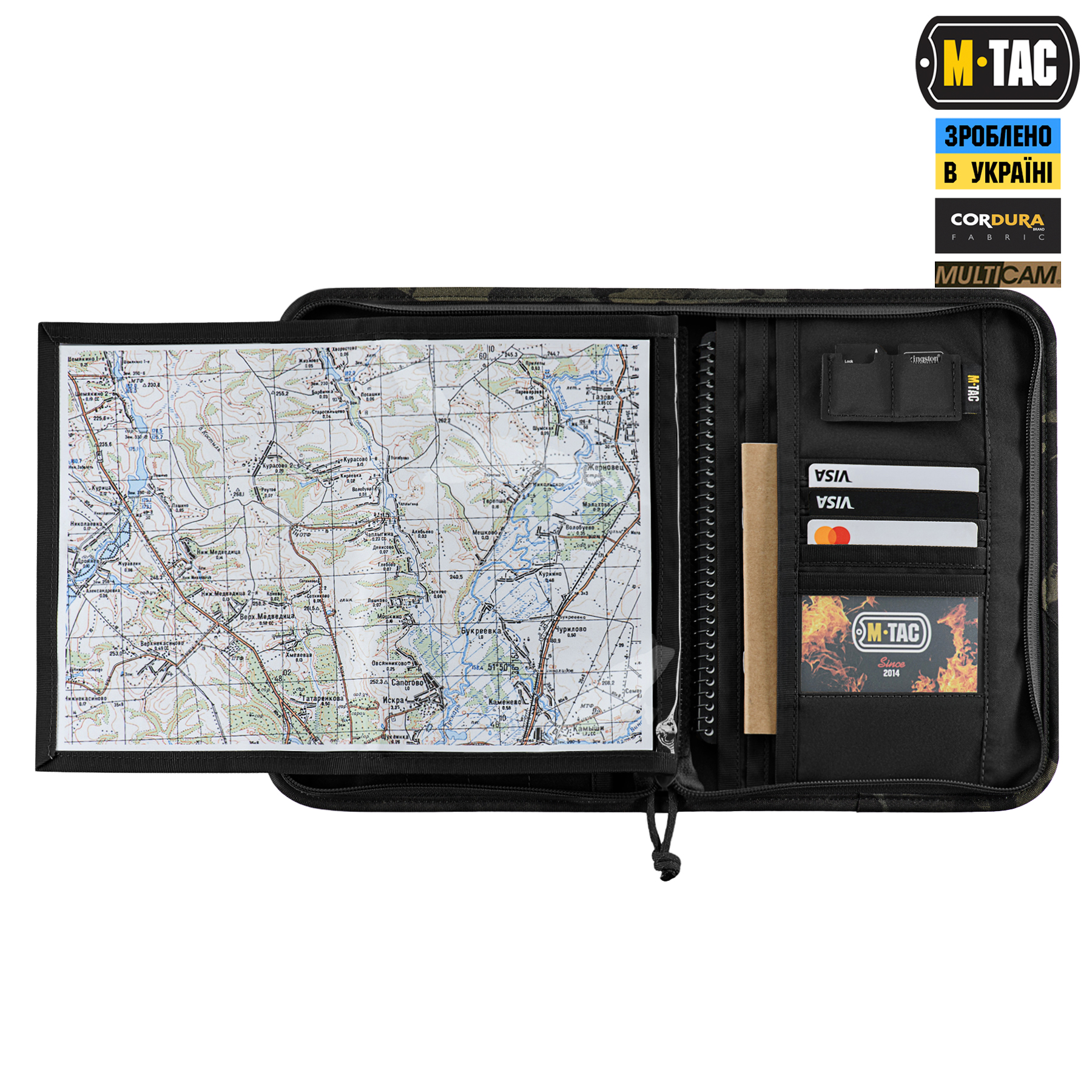 M-Tac планшет-органайзер А5 Elite Multicam Black — 10
