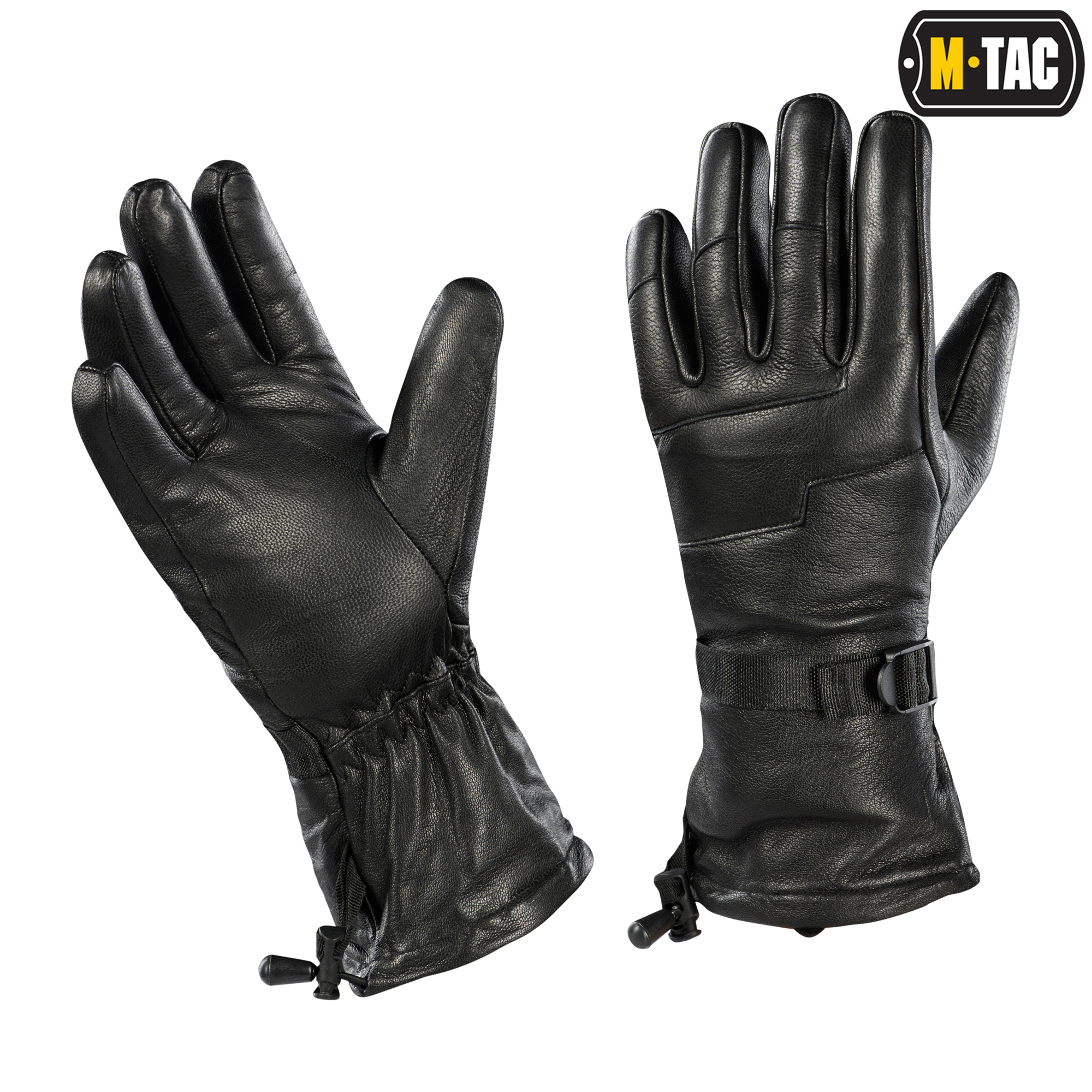 M-Tac перчатки зимние кожаные Black — 2