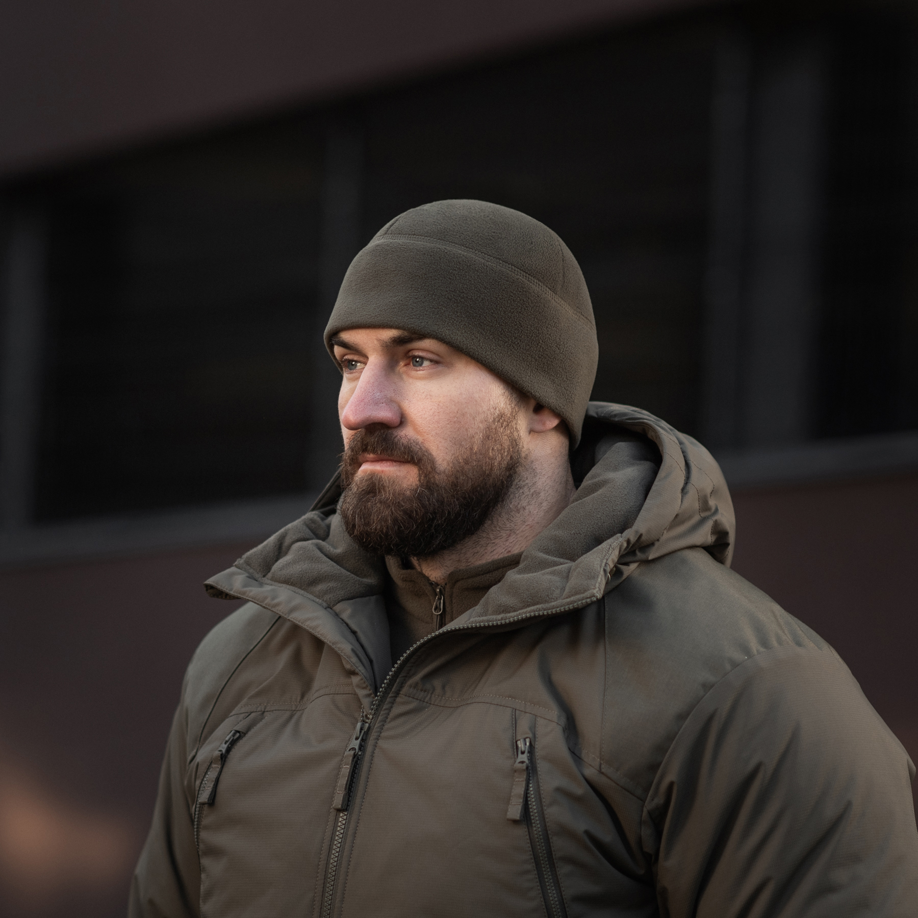 M-Tac шапка Watch Cap Elite флис (320г/м2) Dark Olive — 6