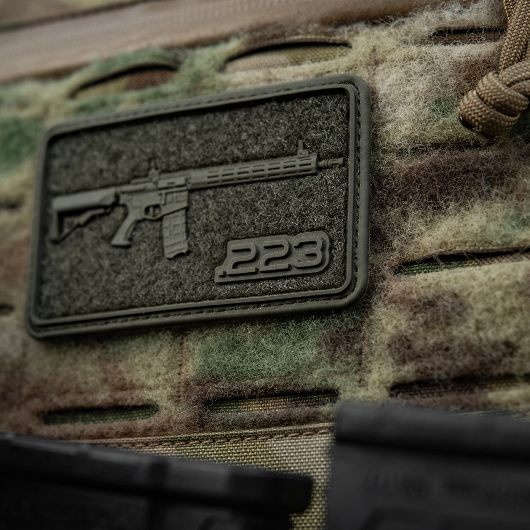 M-Tac нашивка AR-15 Velcro/PVC Ranger Green — 9