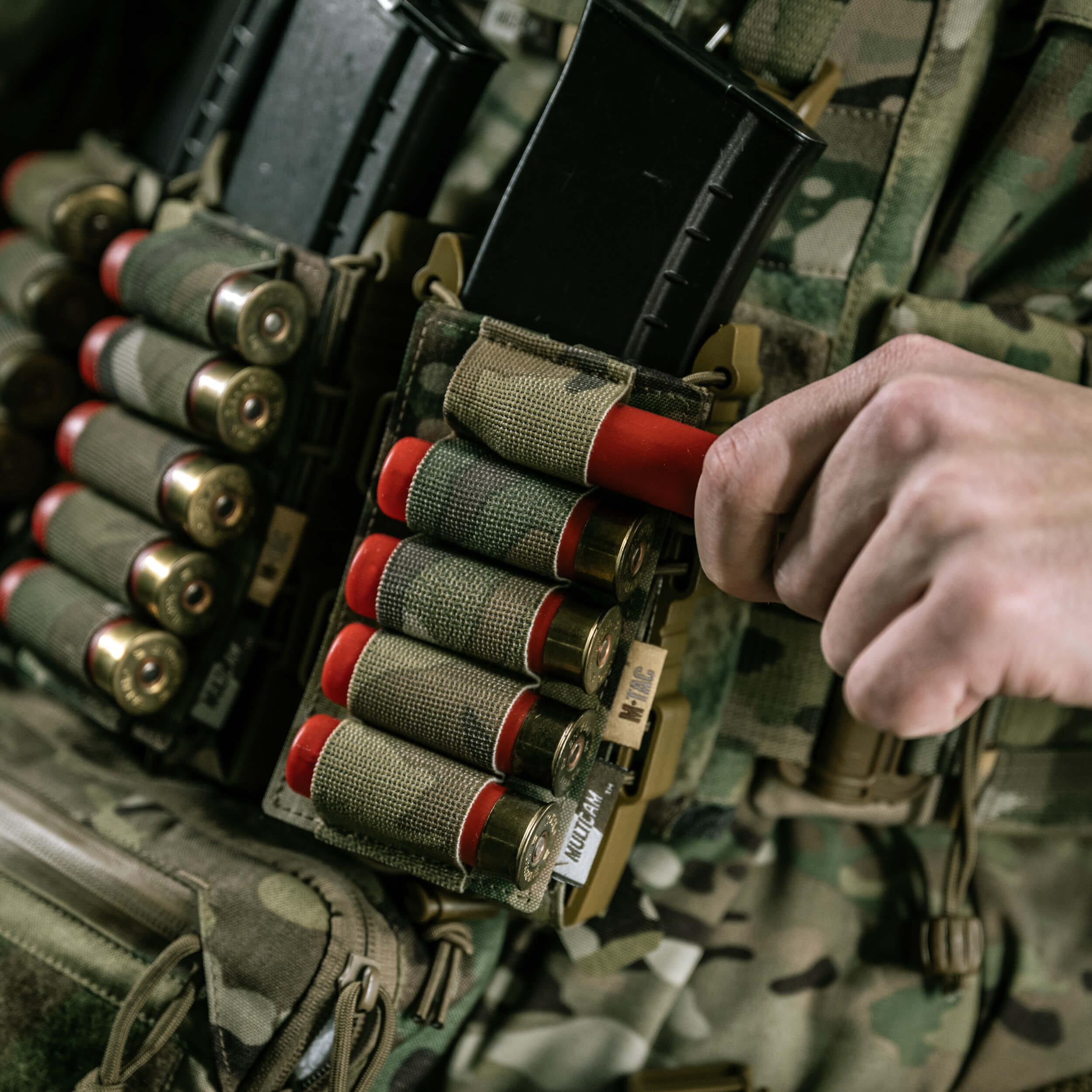 M-Tac подсумок для патронов 12 калибра Laser Cut Multicam — 13