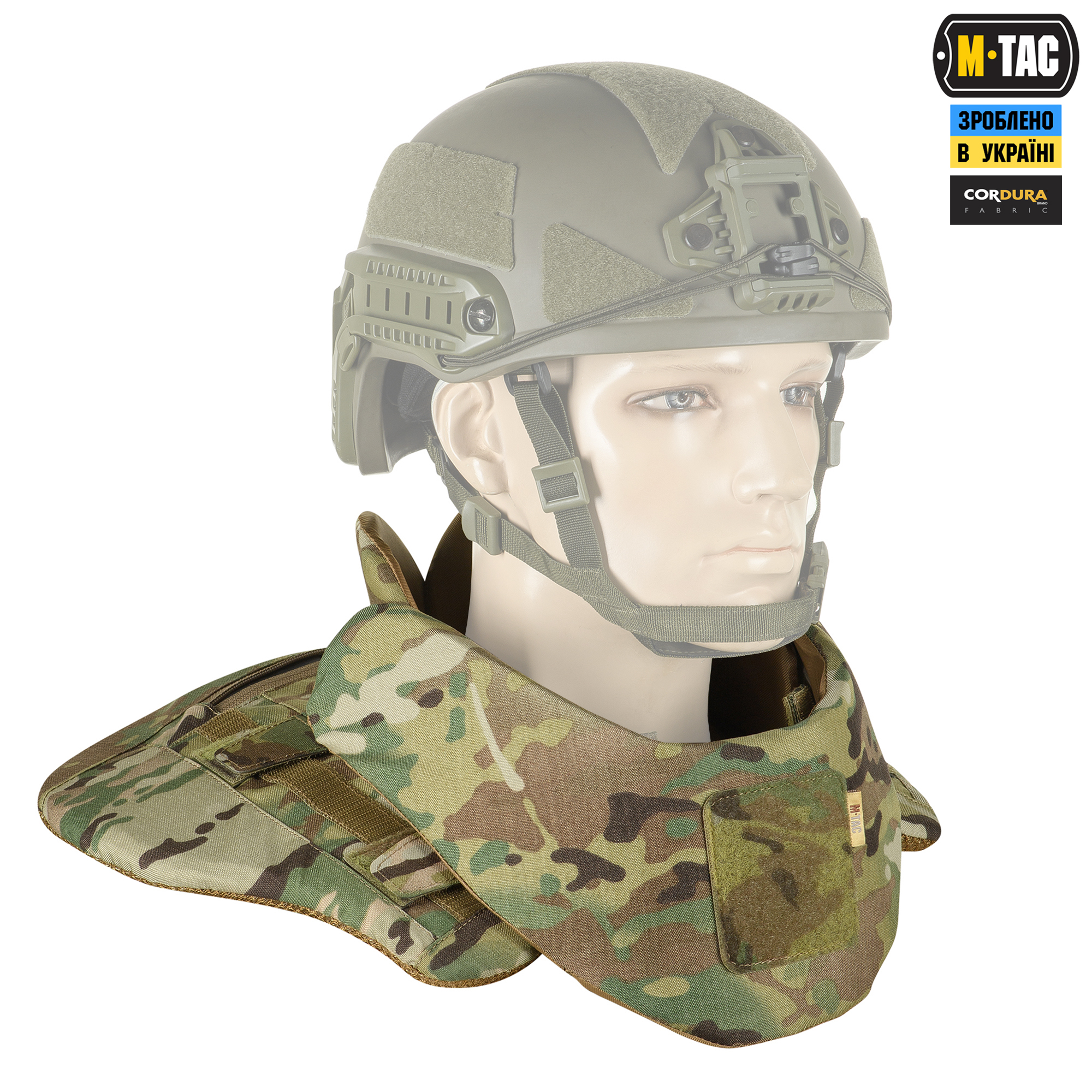 M-Tac Горжет с баллистическими пакетами 1 класс (FMS) для Cuirass QRS Multicam — 10