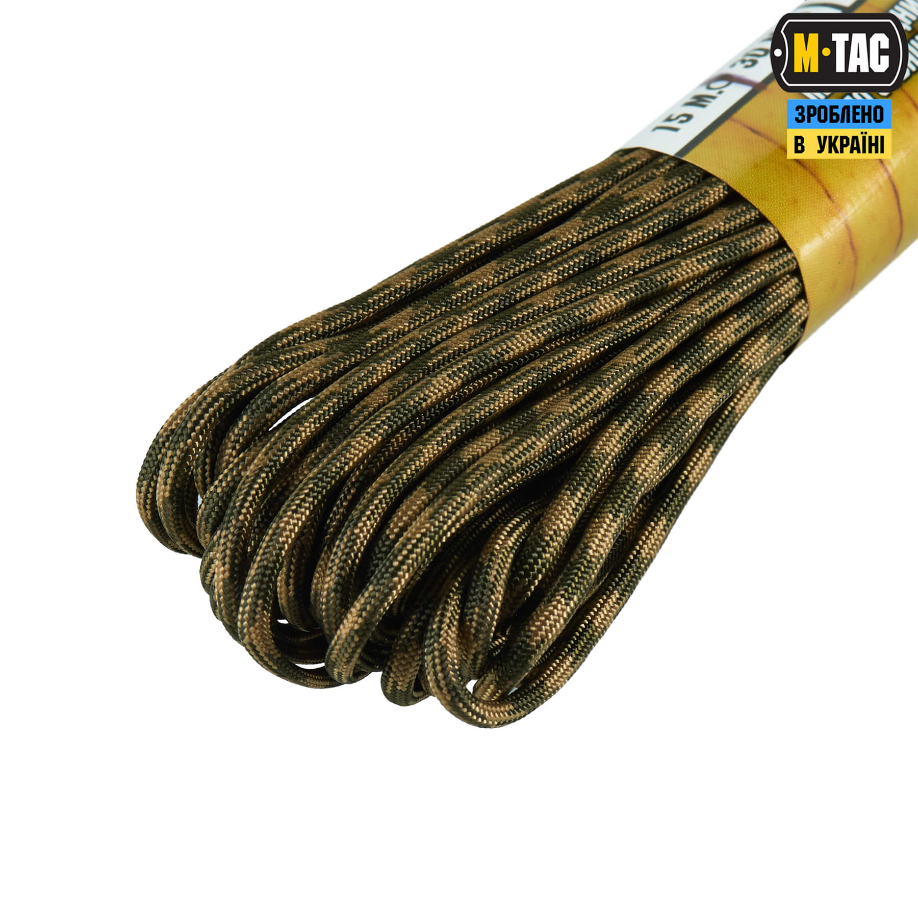 M-Tac паракорд 475 15m Coyote/Ranger Green — 4