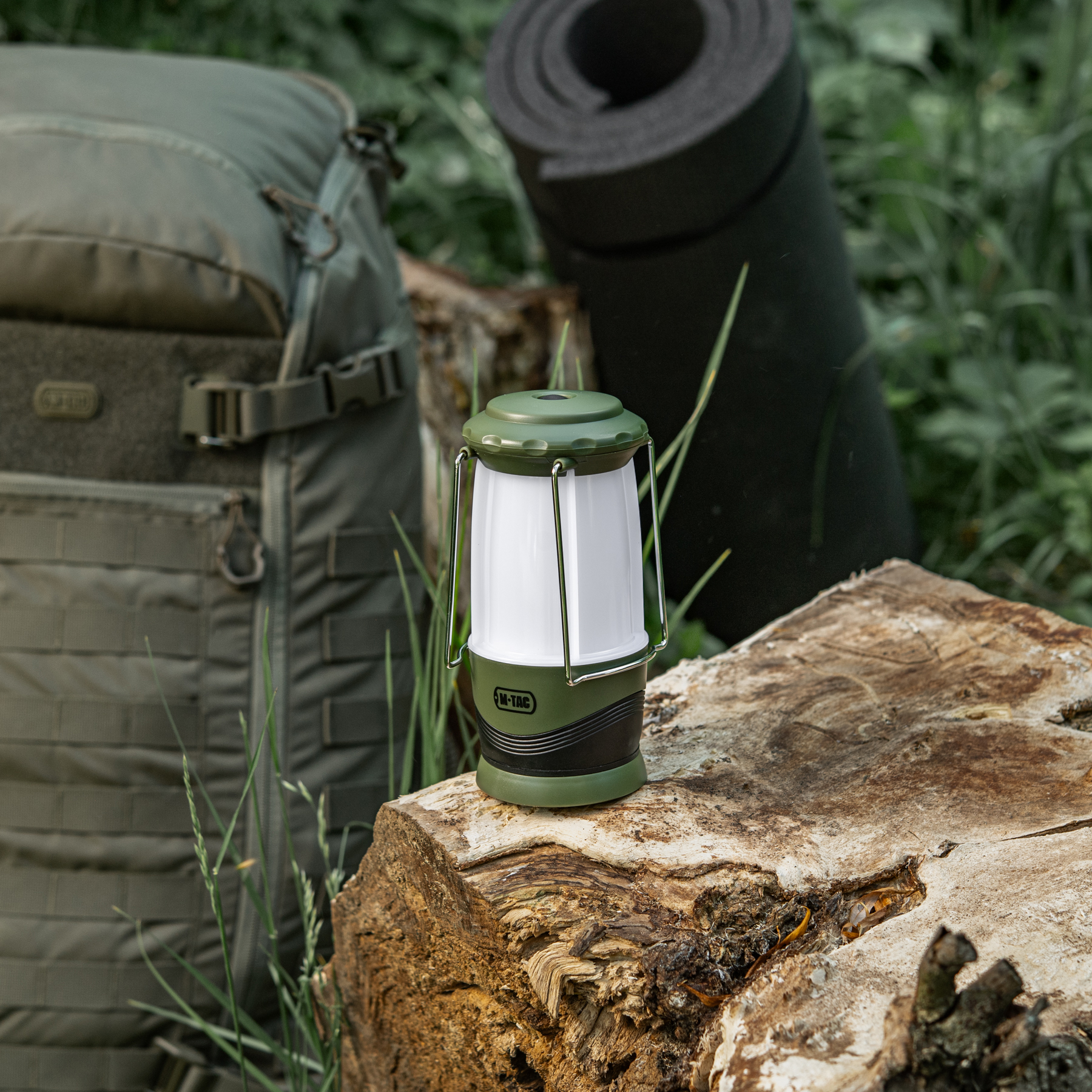 M-Tac фонарь туристический матовый Olive — 25