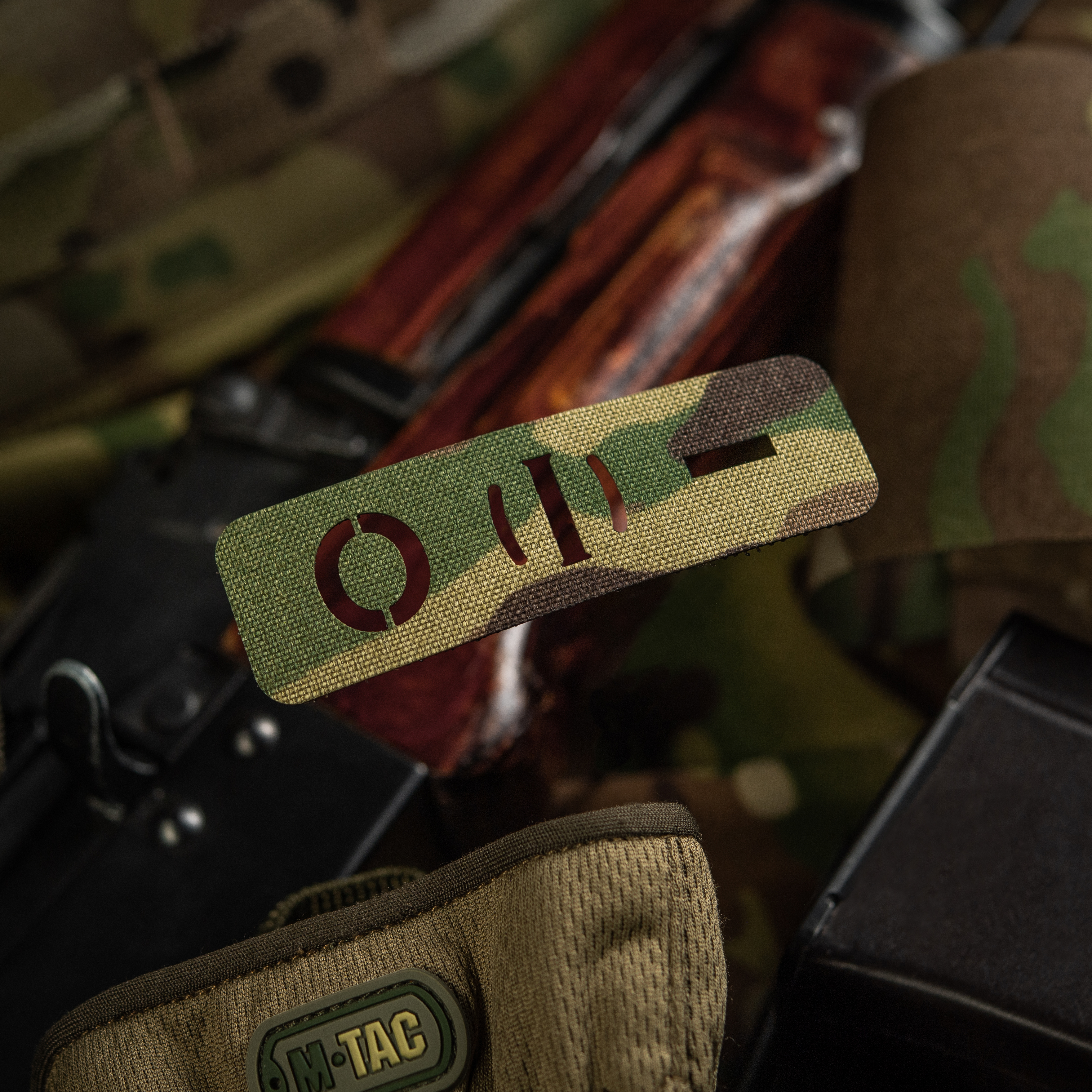 M-Tac нашивка группа крови O (I) - сквозная Laser Cut 25х80 Multicam — 7
